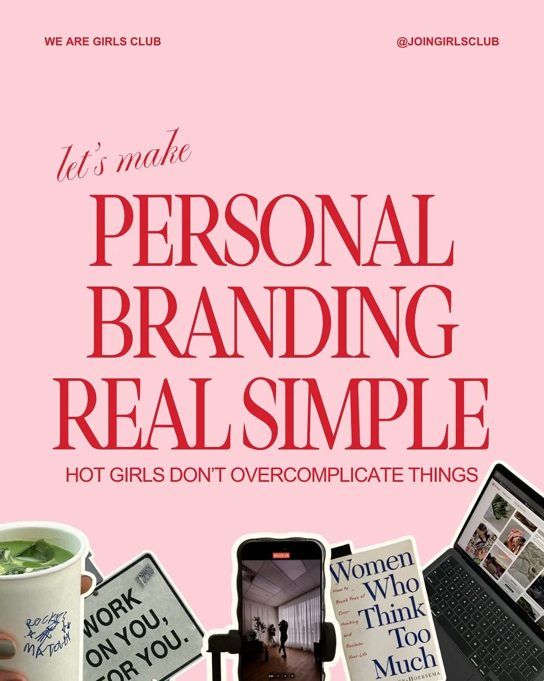 Analysis paralysis no more 🫢 

building your personal brand is really quite simple. Decide who you want to be known as, gain the credentials and put yourself and your message out there over and over again. With the right type of content of course! 
