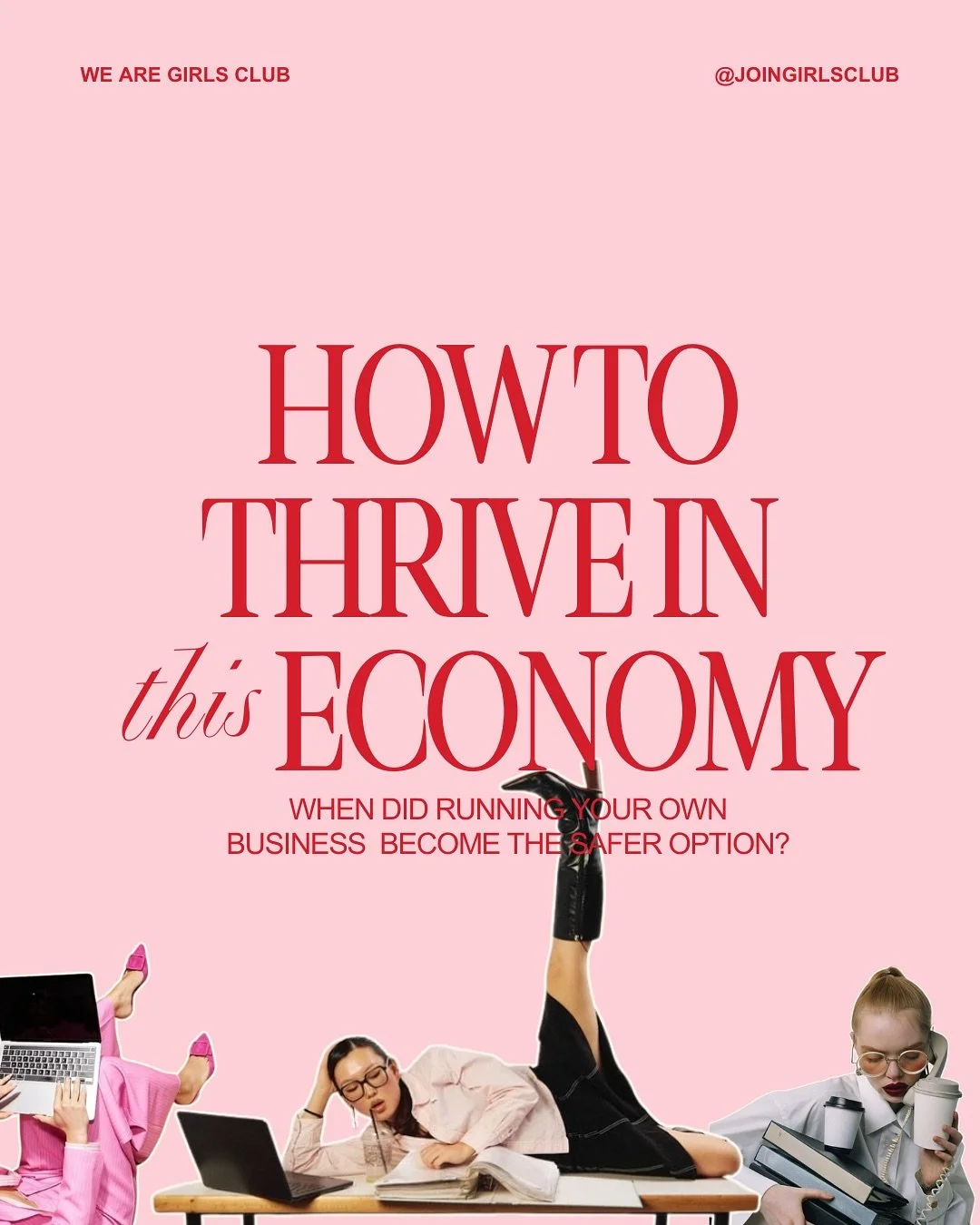 Economy so bad, we&rsquo;re all out here following our dreams ✨🫠

What do you think? Is entrepreneurship &ldquo;safer&rdquo; than 9-5? Do people actually want to be founders of their own thing or is it something they need to be doing? 

I&rsquo;m ob