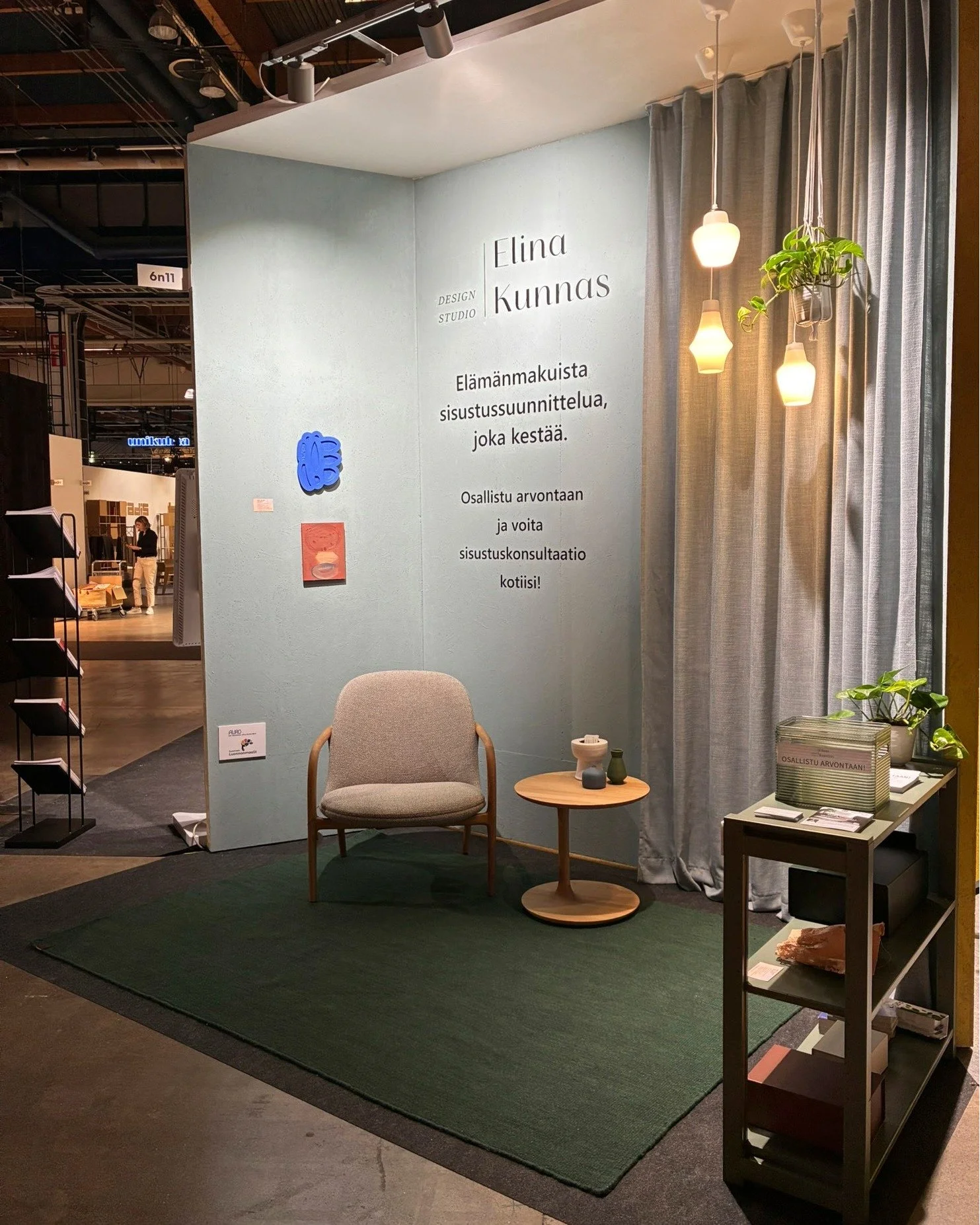 Ensimm&auml;inen oma osasto, p&auml;ivitt&auml;iset esiintymiset ja Habitaren teemana Koskettaa. 
On ollut niin hienoa kohdata messuvieraita, vaihtaa ajatuksia ja huomata, miten paljon aistiyst&auml;v&auml;llinen sisustus puhuttaa ihmisi&auml;.
Jos o