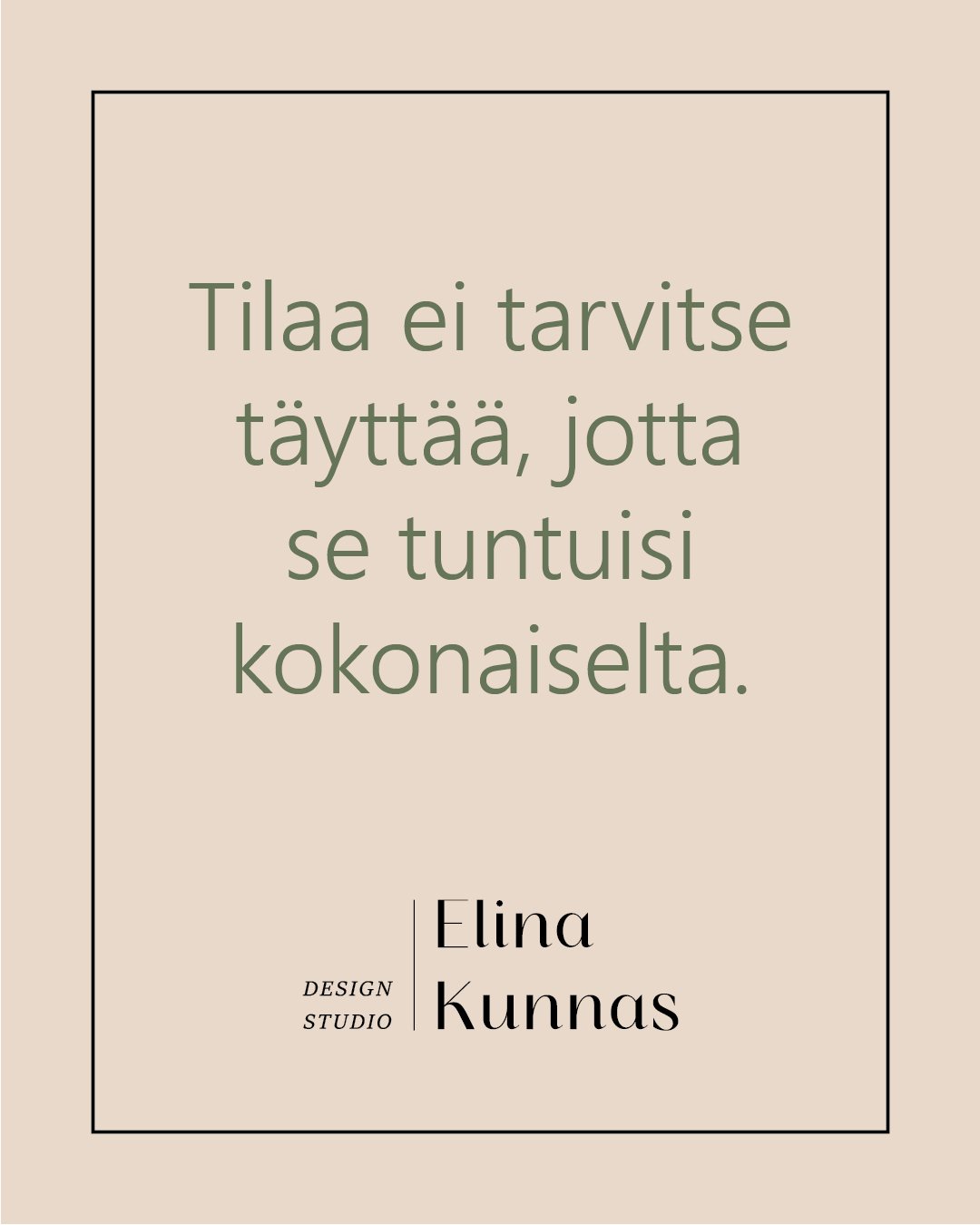 Tilaa ei tarvitse t&auml;ytt&auml;&auml;, jotta se tuntuisi kokonaiselta.

Silti juuri nyt meit&auml; rohkaistaan t&auml;ytt&auml;m&auml;&auml;n ostoskoreja.

Black Friday ja Cyber Monday voivat helposti houkutella ostamaan my&ouml;s sellaista, mik&a
