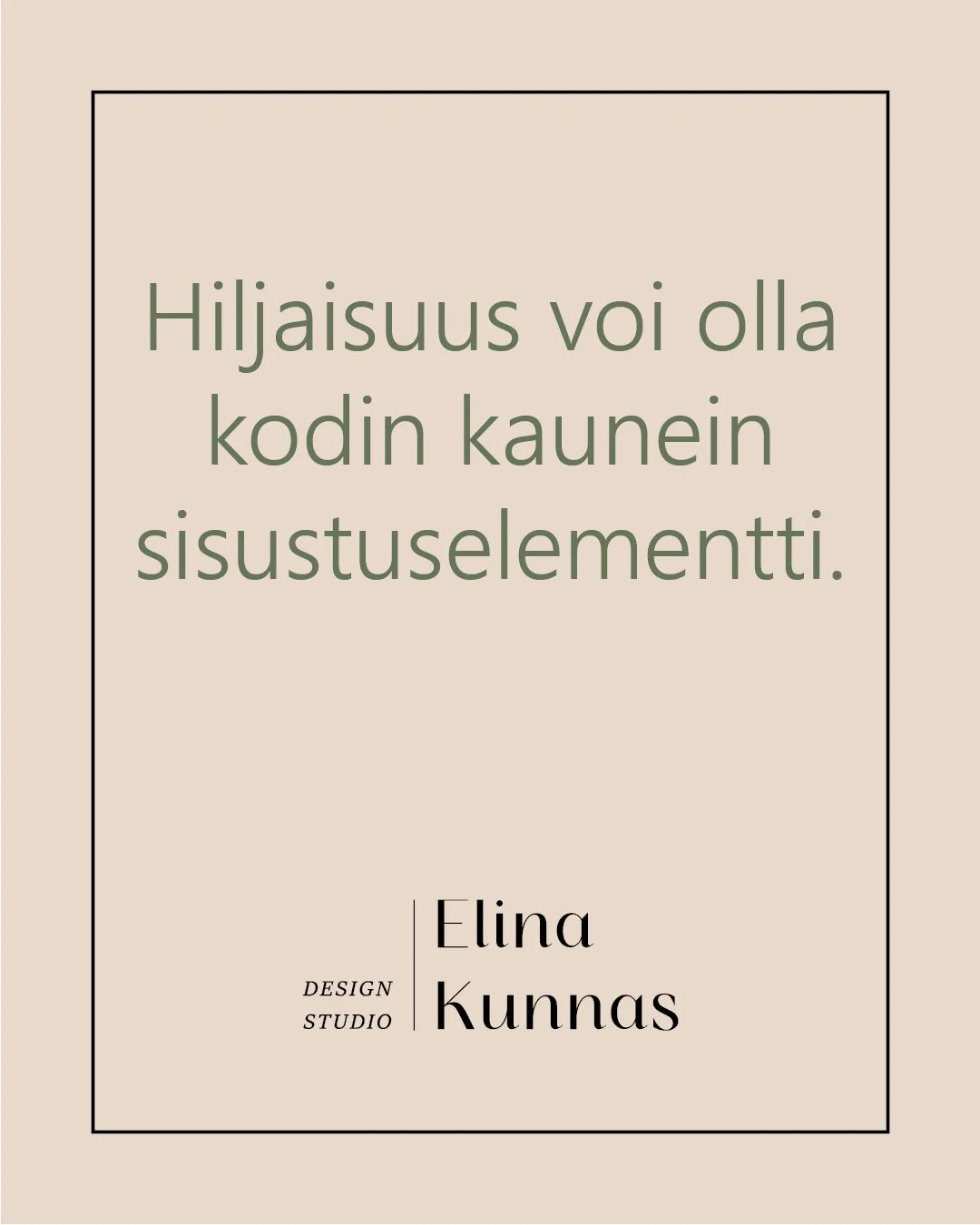 Etenkin lapsiperhearjessa &auml;&auml;nimaailma ja hiljaisuus voivat nousta eritt&auml;in t&auml;rkeiksi arvoiksi kotiymp&auml;rist&ouml;&auml; mietitt&auml;ess&auml;. Kovat pinnat lis&auml;&auml;v&auml;t kaikua, kun taas tekstiilit vaimentavat. Mill