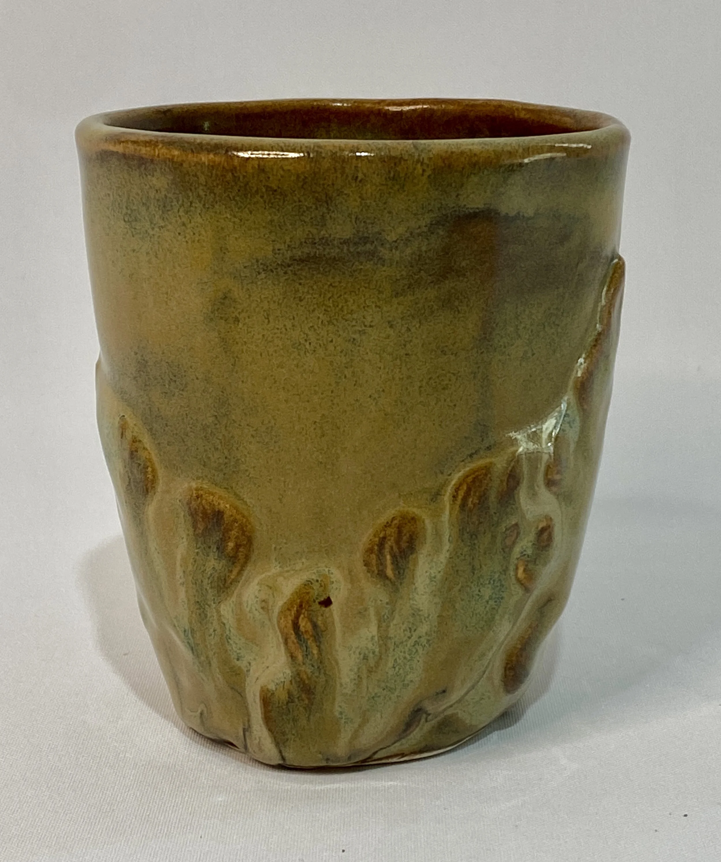 Handcrafted Earthy Oak Ceramic Cup