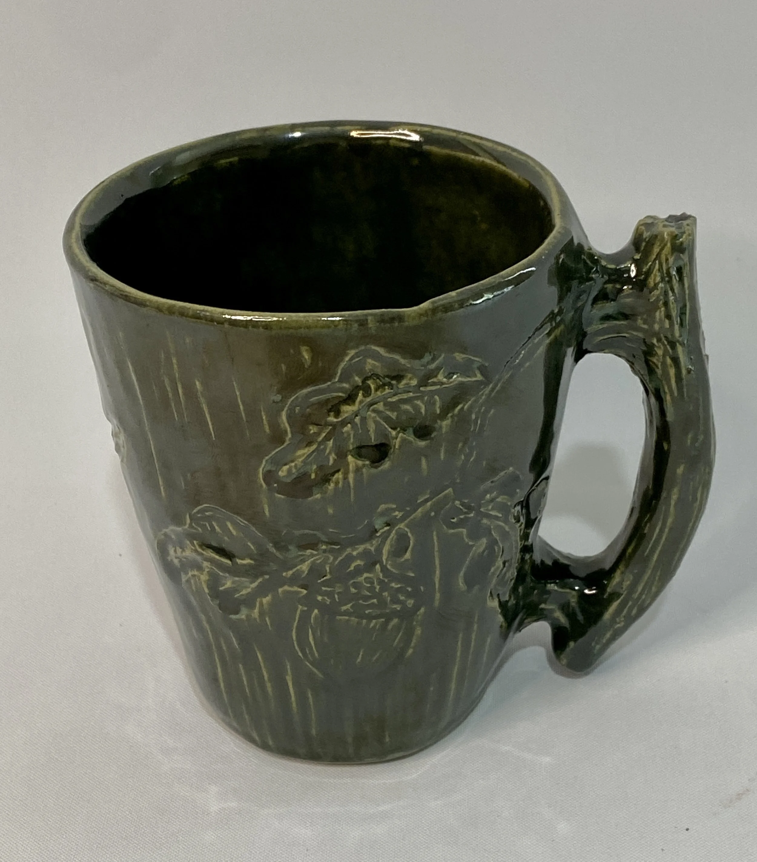 Leaf Harmony Handcrafted Ceramic Mug