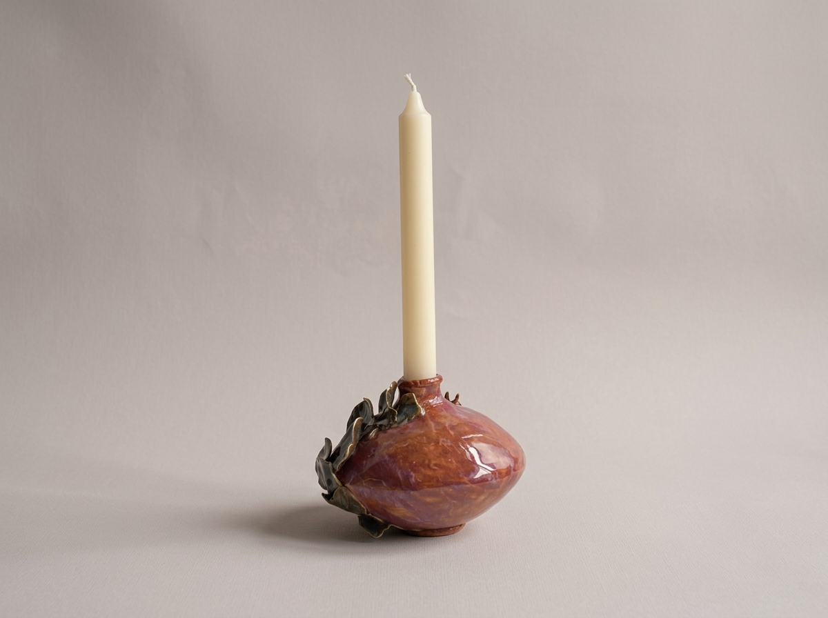 Elegant Ceramic Candle Stick Holder