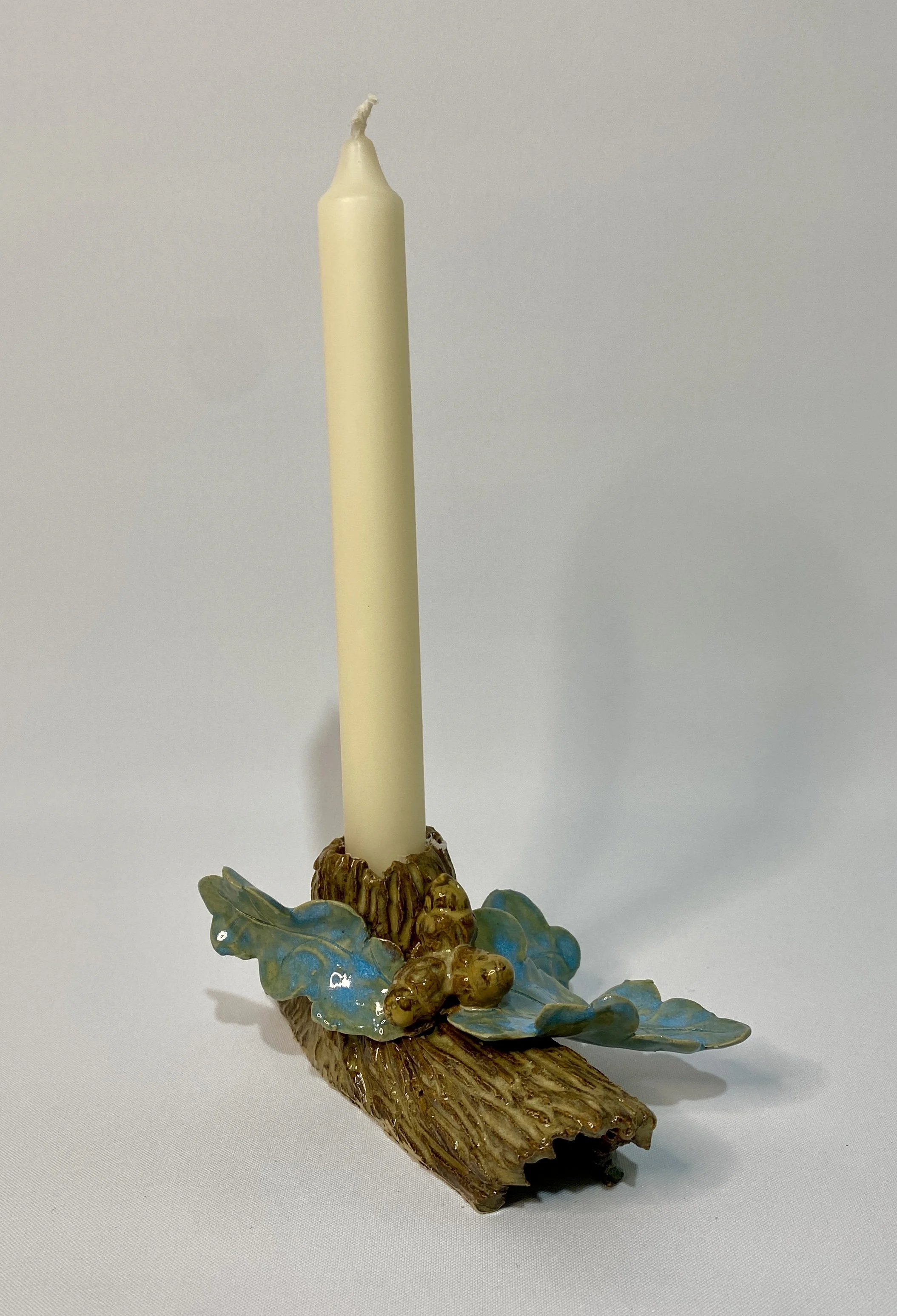 AmandaJuliet oak leaf branch candlestick.jpeg