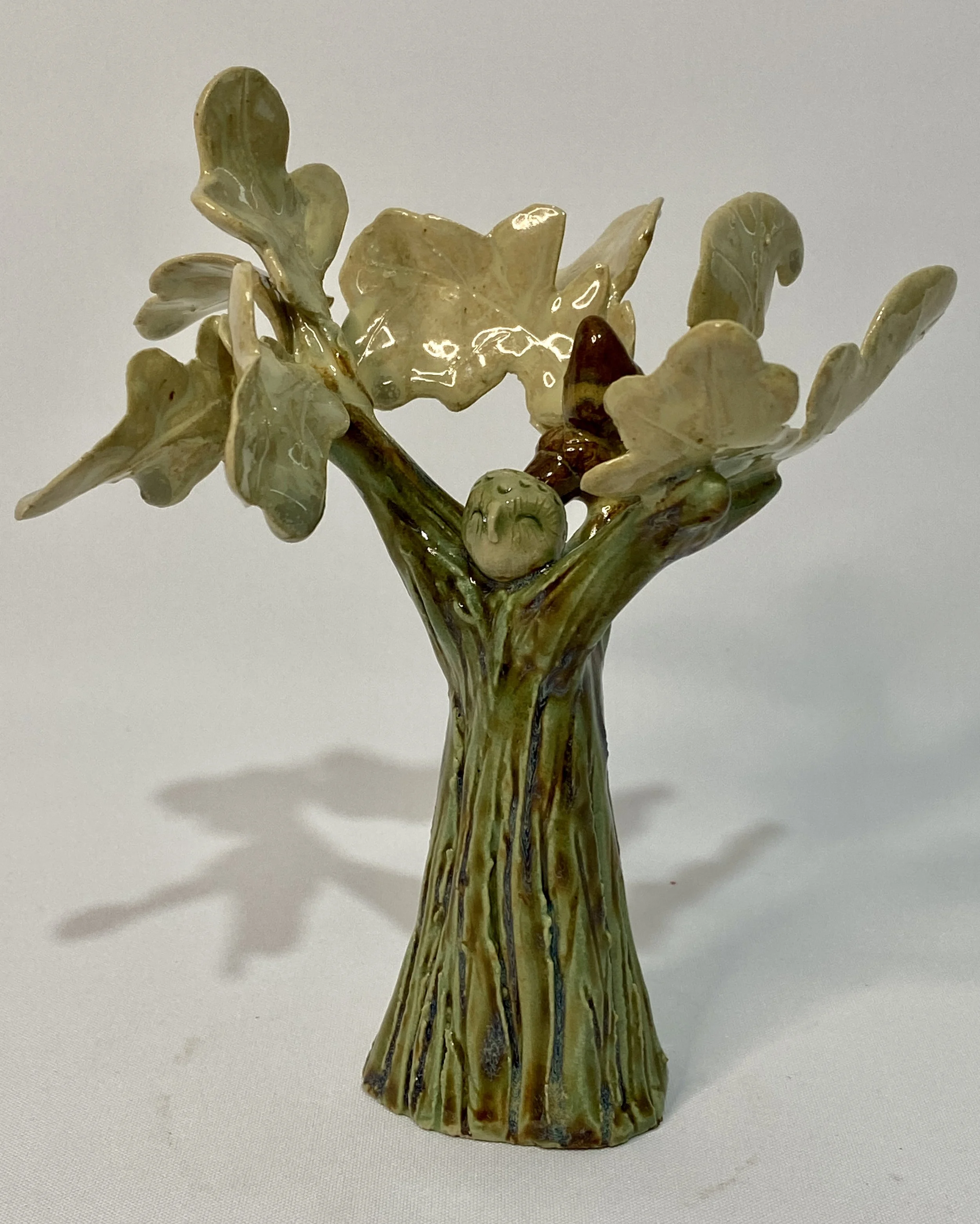 Enchanted Ceramic Tree Sculpture
