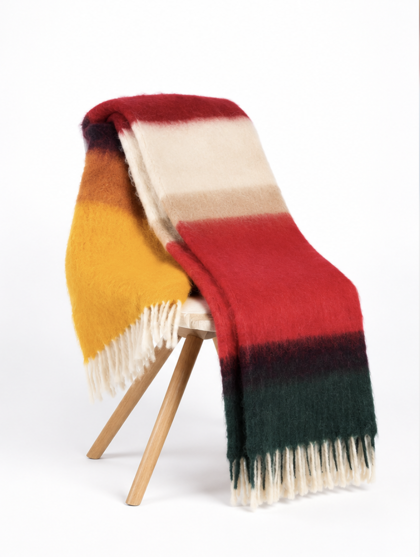 MOHAIR THROW