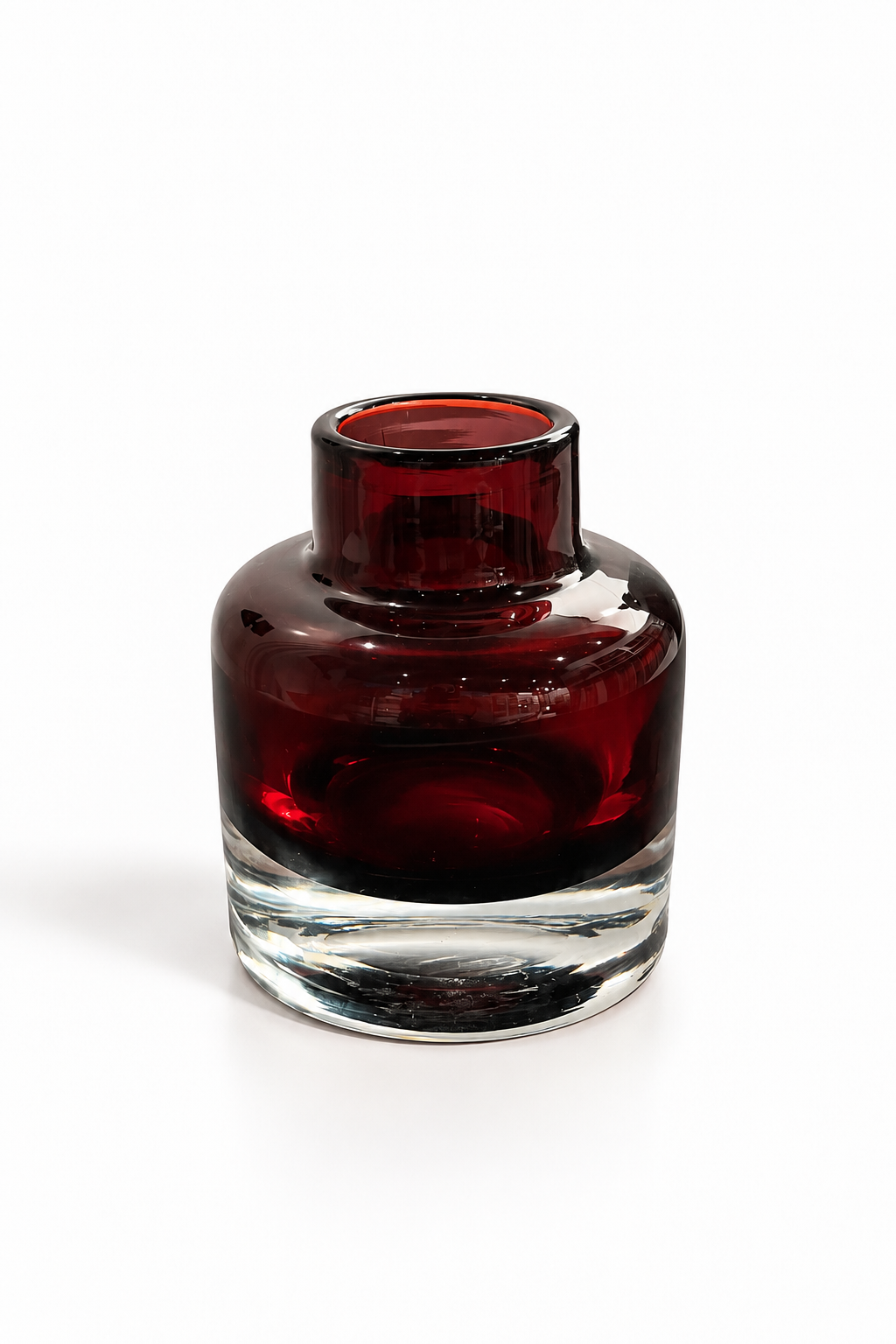 Windlicht aus Glas – Bordeaux