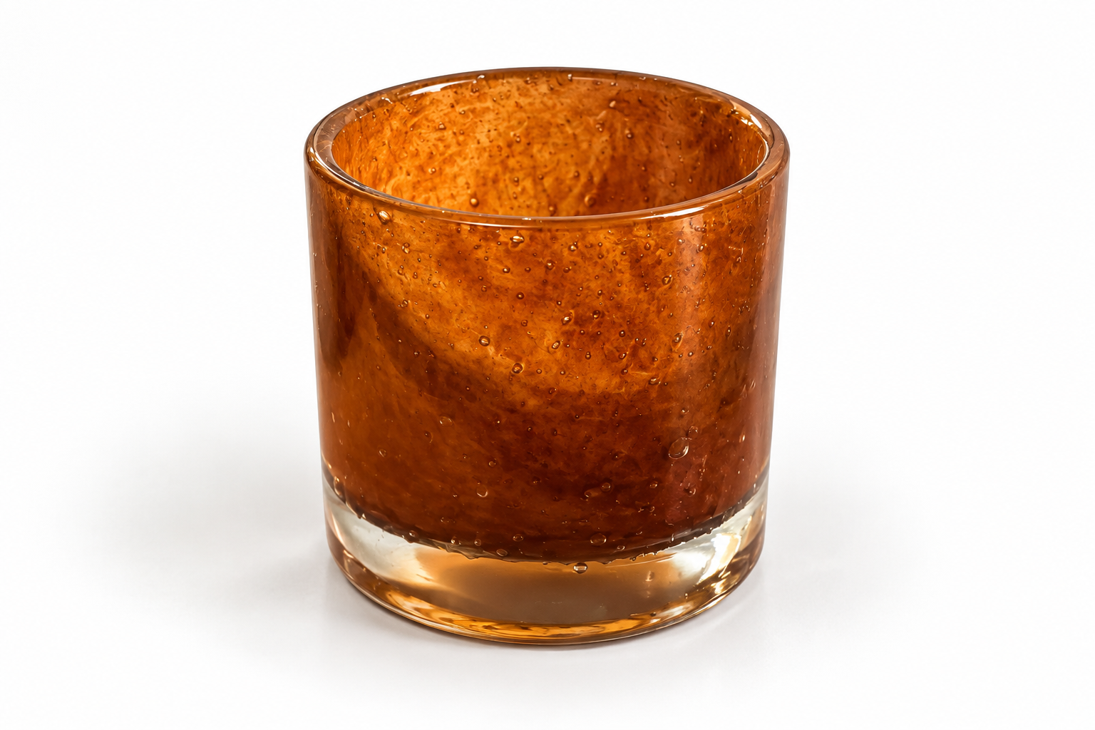 Amber Glass Tealight– Small
