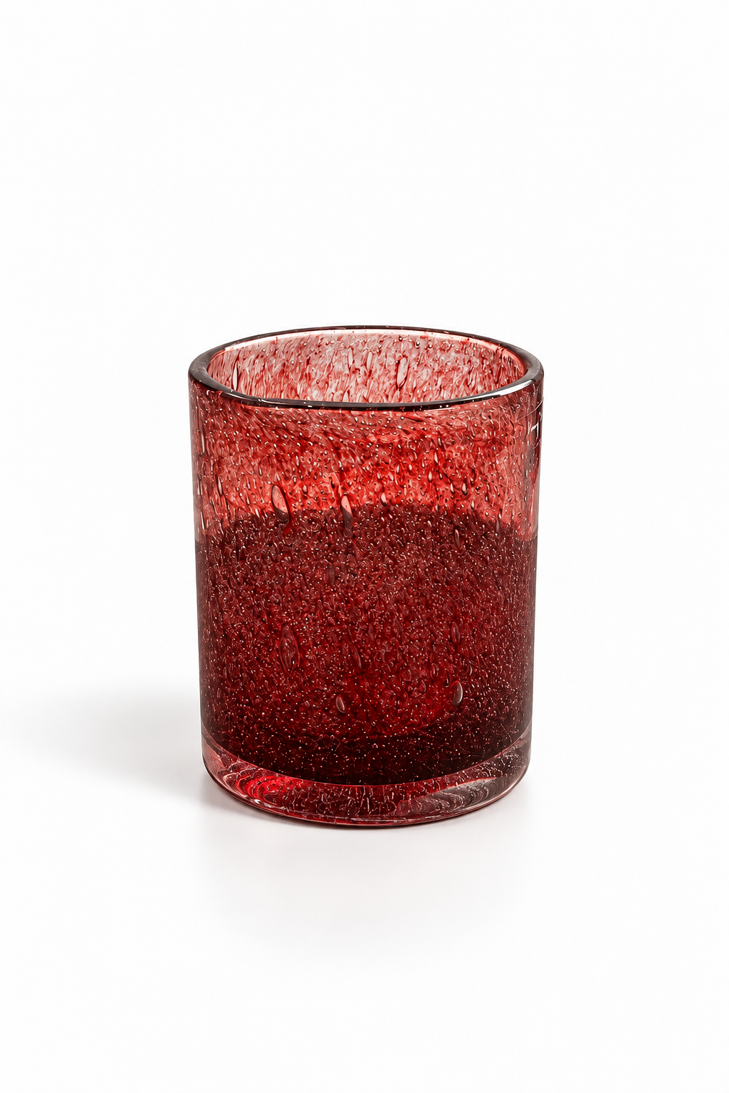 Windlicht Bubble Glass – Bordeaux