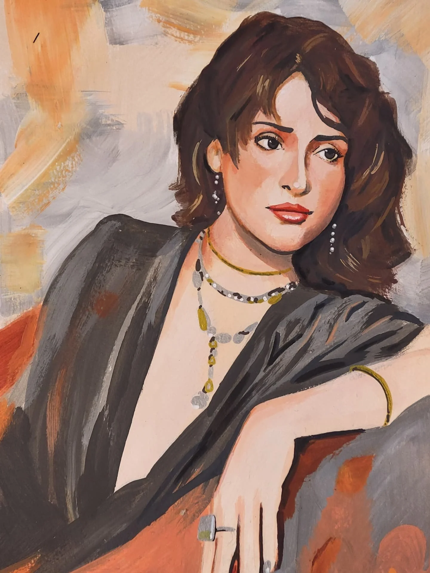 A few small acrylic paintings. 

#artist #painting #portraitart #fineart #acrylicpainting #artjournal