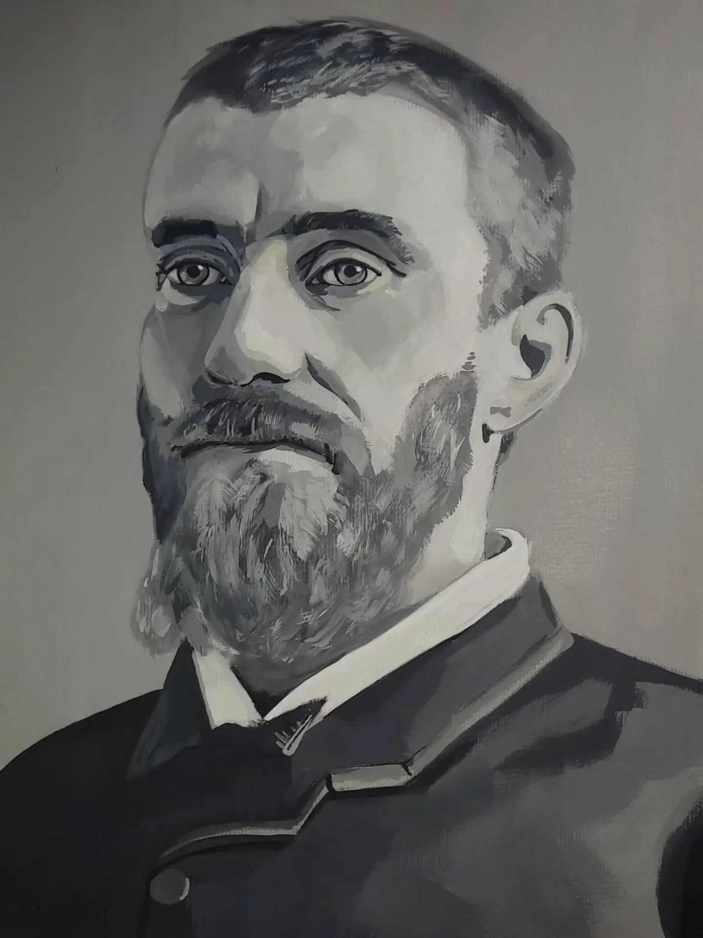 Charles J. Guiteau, 1841-1882.
The silliest presidential assassination. 
Acrylic, 28 x 38 cm.

#painting #PortraitArt