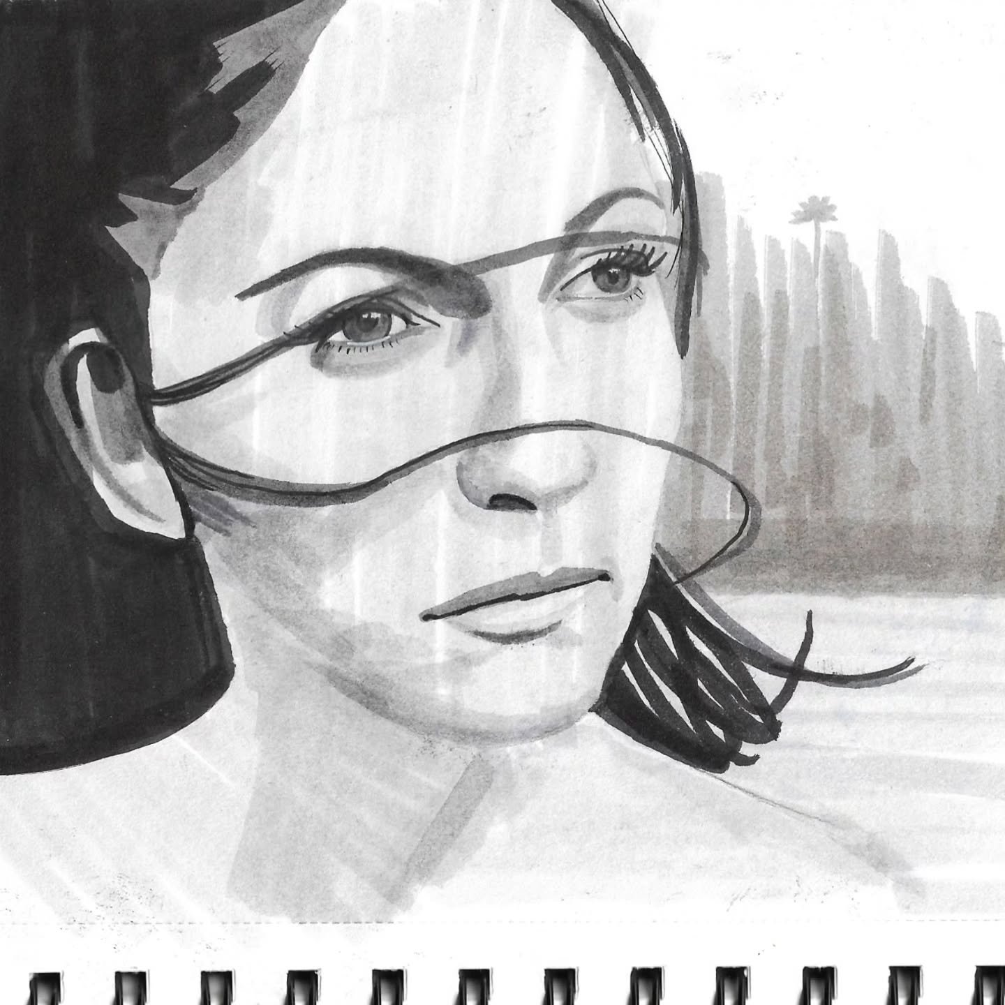 Marker sketches of the music video for All These Things That I've Done, by The Killers in 2004.