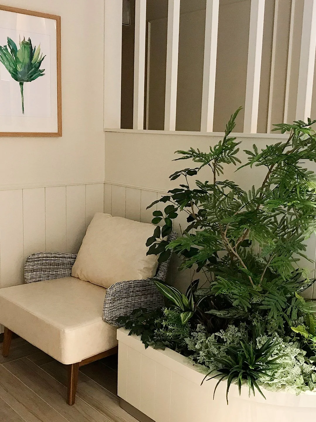 商業施設 トイレ内植栽