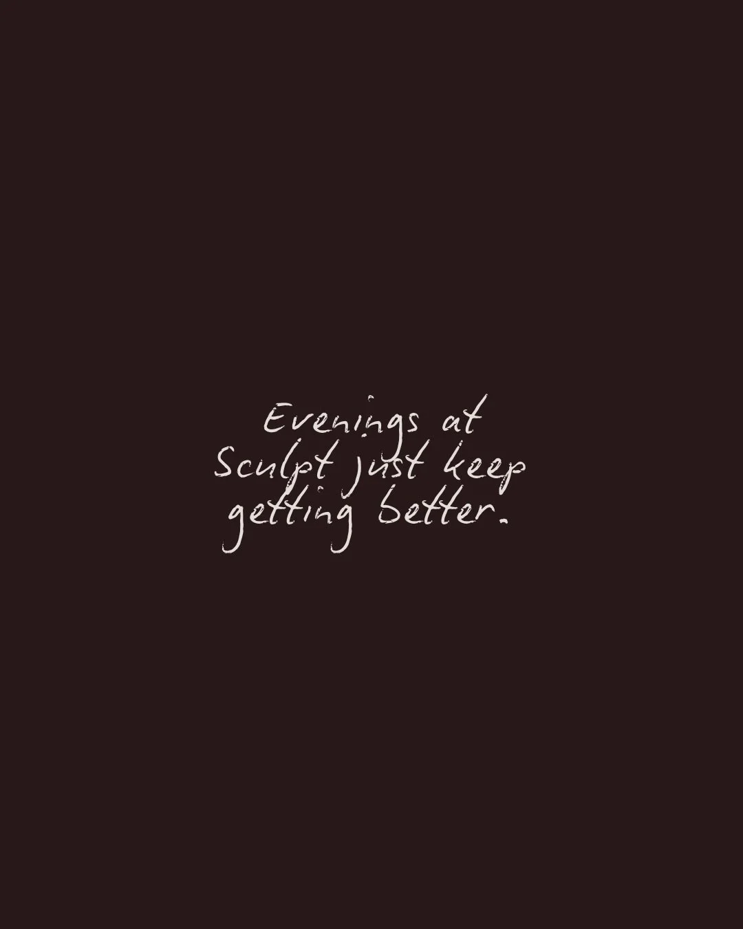 Evenings at @sculptbelfast just keep getting better 🤝🏽

Join Hannah every Monday at 5:30PM &amp; 6:30PM, Emma every Wednesday at 5:30PM &amp; 6:30PM and Laura every Thursday at 6:45PM ❤️&zwj;🔥

More to come &mdash; so stay tuned. 

As always, all 