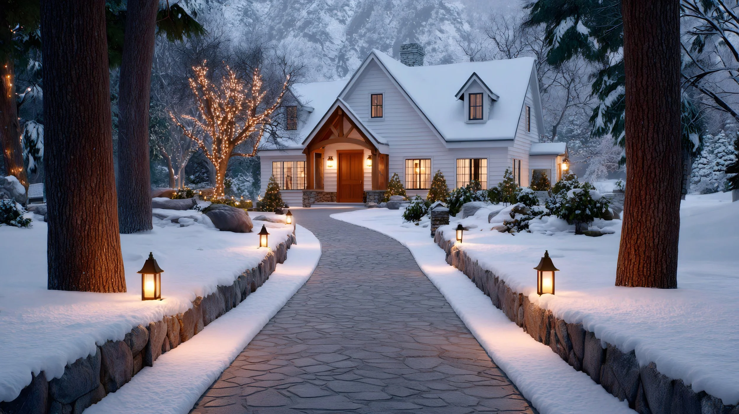 How Snow Blowing Protects Decorative Driveways, Pavers, and High-End Hardscapes