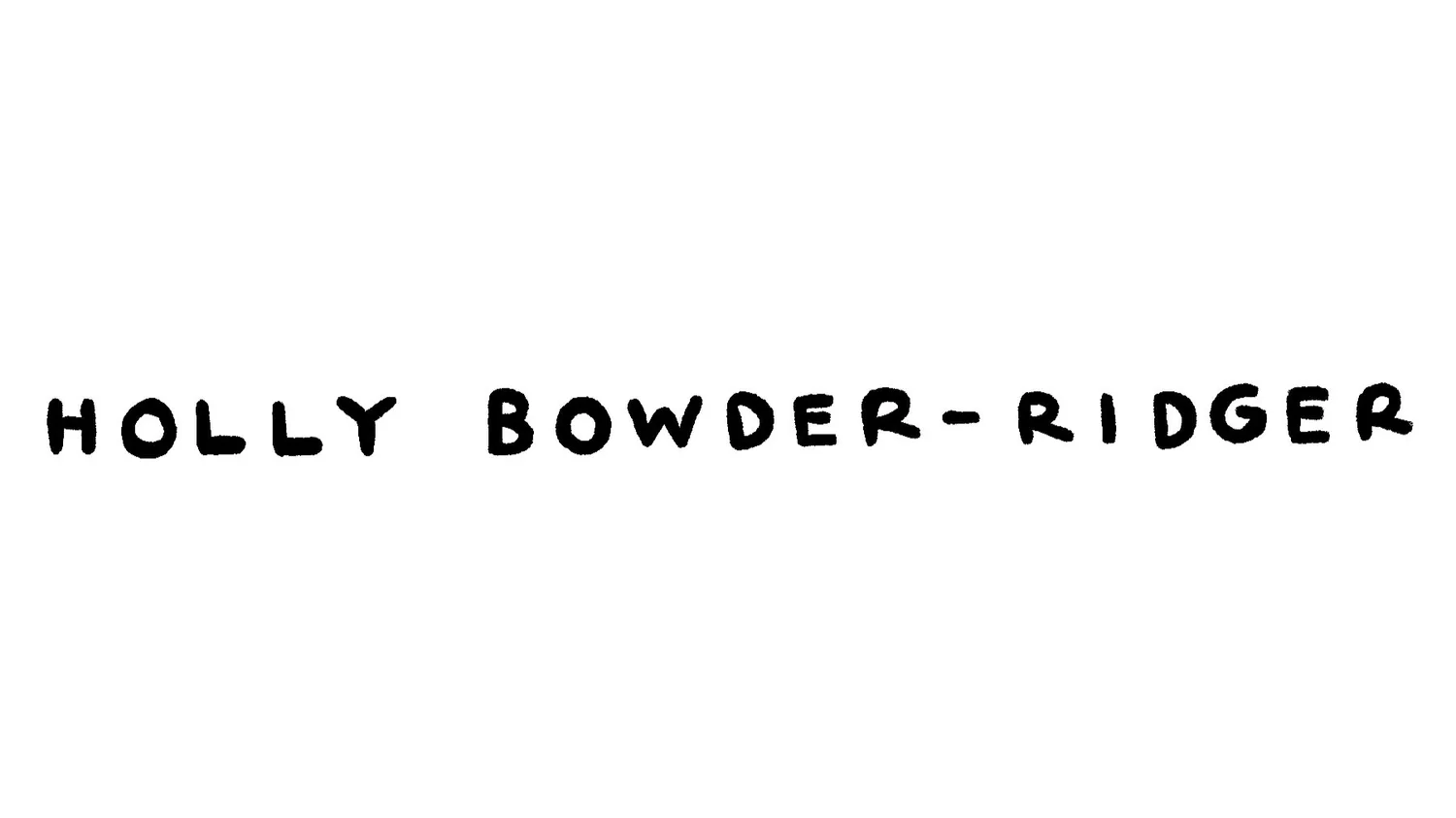 Holly Bowder-Ridger