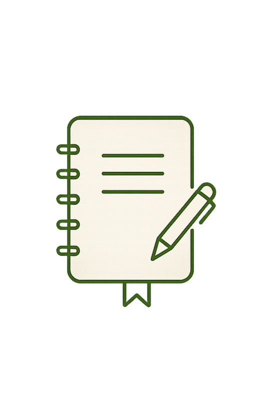 Reflection and guided journaling sessions designed to support clarity, perspective and personal growth.