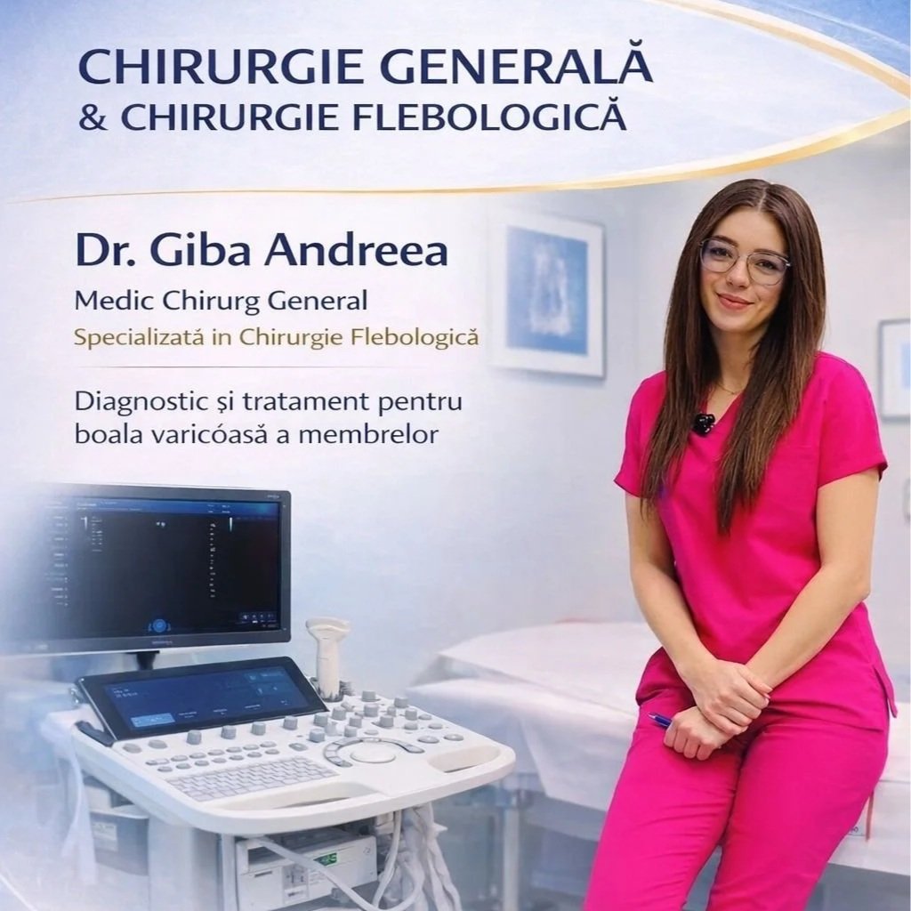 BOALA VARICOASĂ A MEMBRELOR               - Dr. Giba Andreea - medic chirurgie generală- Tratament de specialitate la My Clinic Center, Centru de excelență Brașov