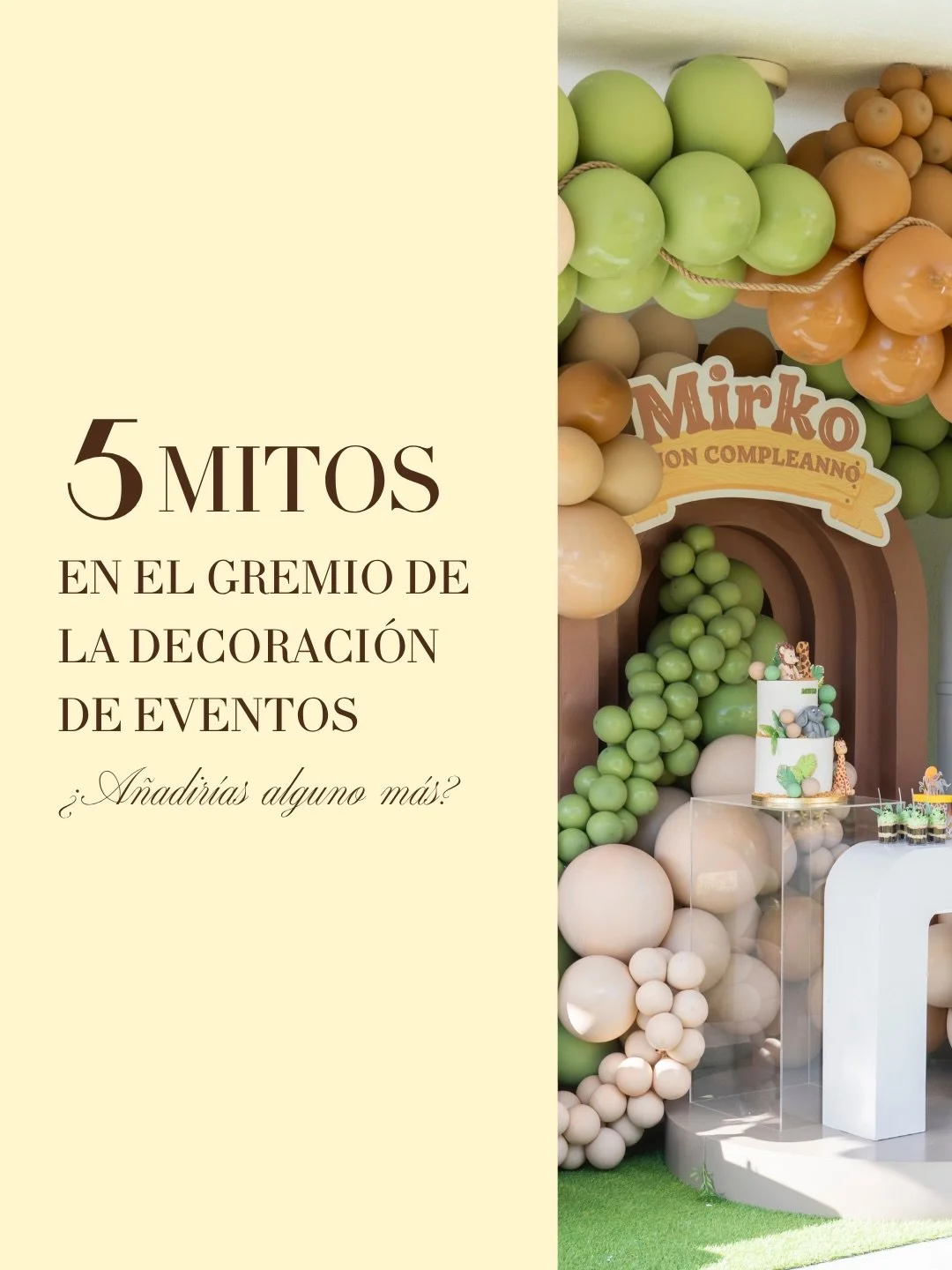 Hay cosas de este rubro que casi nadie dice en voz alta&hellip; pero todas las hemos pensado alguna vez.
&iquest;Que otro mito / realidad a&ntilde;adir&iacute;as? Te leo en comentarios 👀
&bull;
#eventplanner #decoraciondeeventos #barcelona #partypla