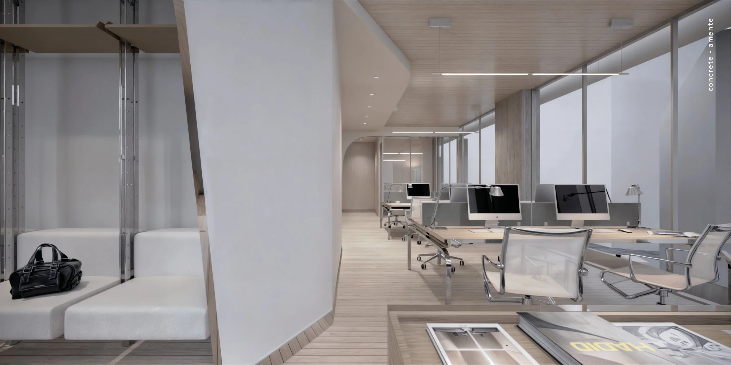 An image of concrete -amente office.