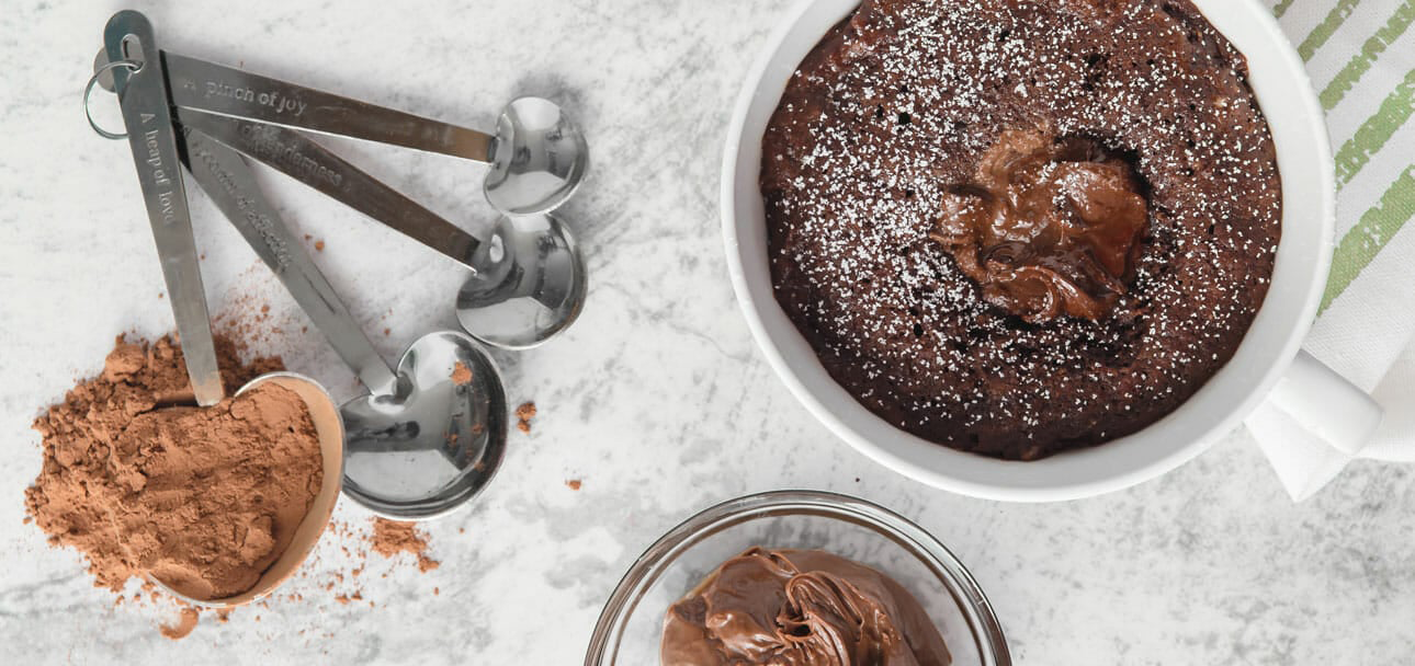 HOLIDAY MUG CAKE (VEGAN + PROTEIN)