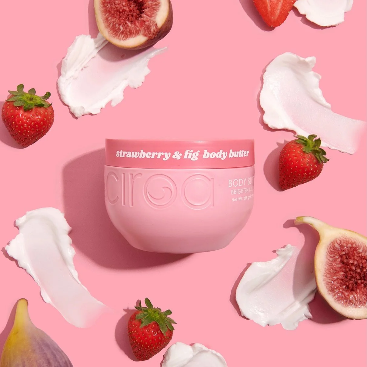 Strawberry sweetness meets the rich, indulgent depth of fig. 🍓

Our Strawberry &amp; Fig Body Butter is packed with shea butter, glycerin, strawberry extract and fig extract for rich, velvety moisture that melts into skin.

Soft, nourished skin with