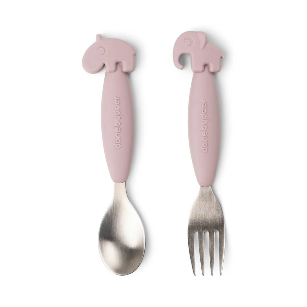 Done by Deer - Easy-grip spoon & fork set