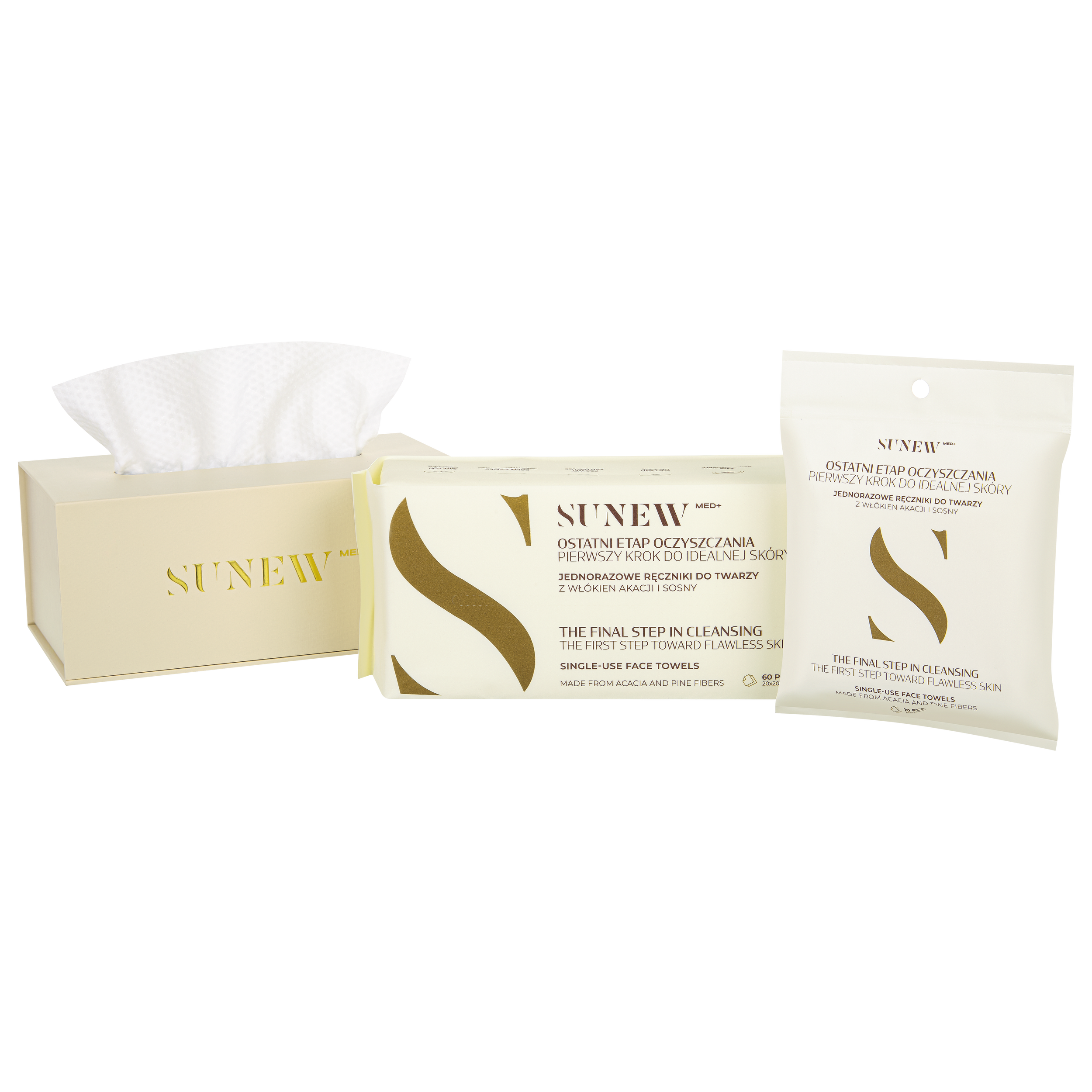 SunewMed+ Single Use Face Towels 10pcs/60pcs