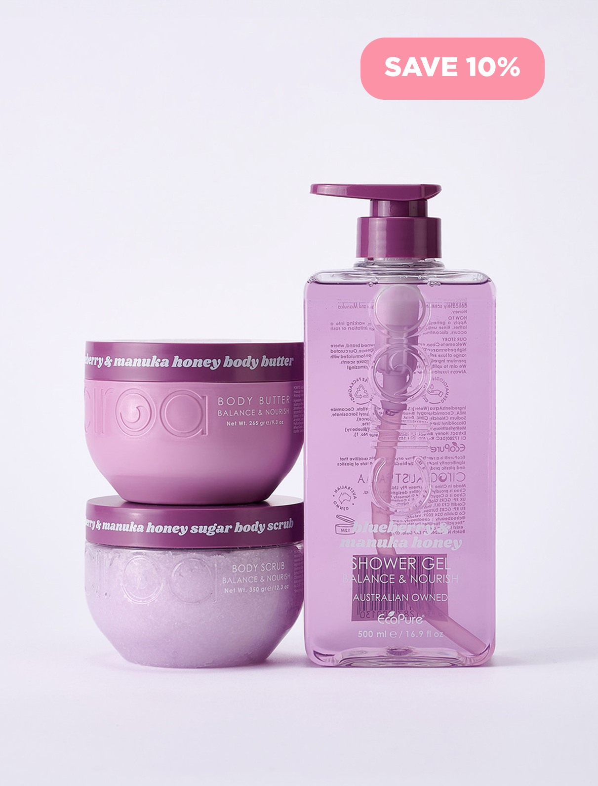 Ciroa Blueberry and Manuka Honey Bundle