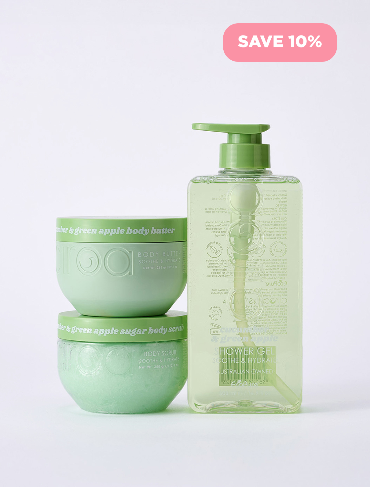 Ciroa Cucumber & Green Apple Bundle