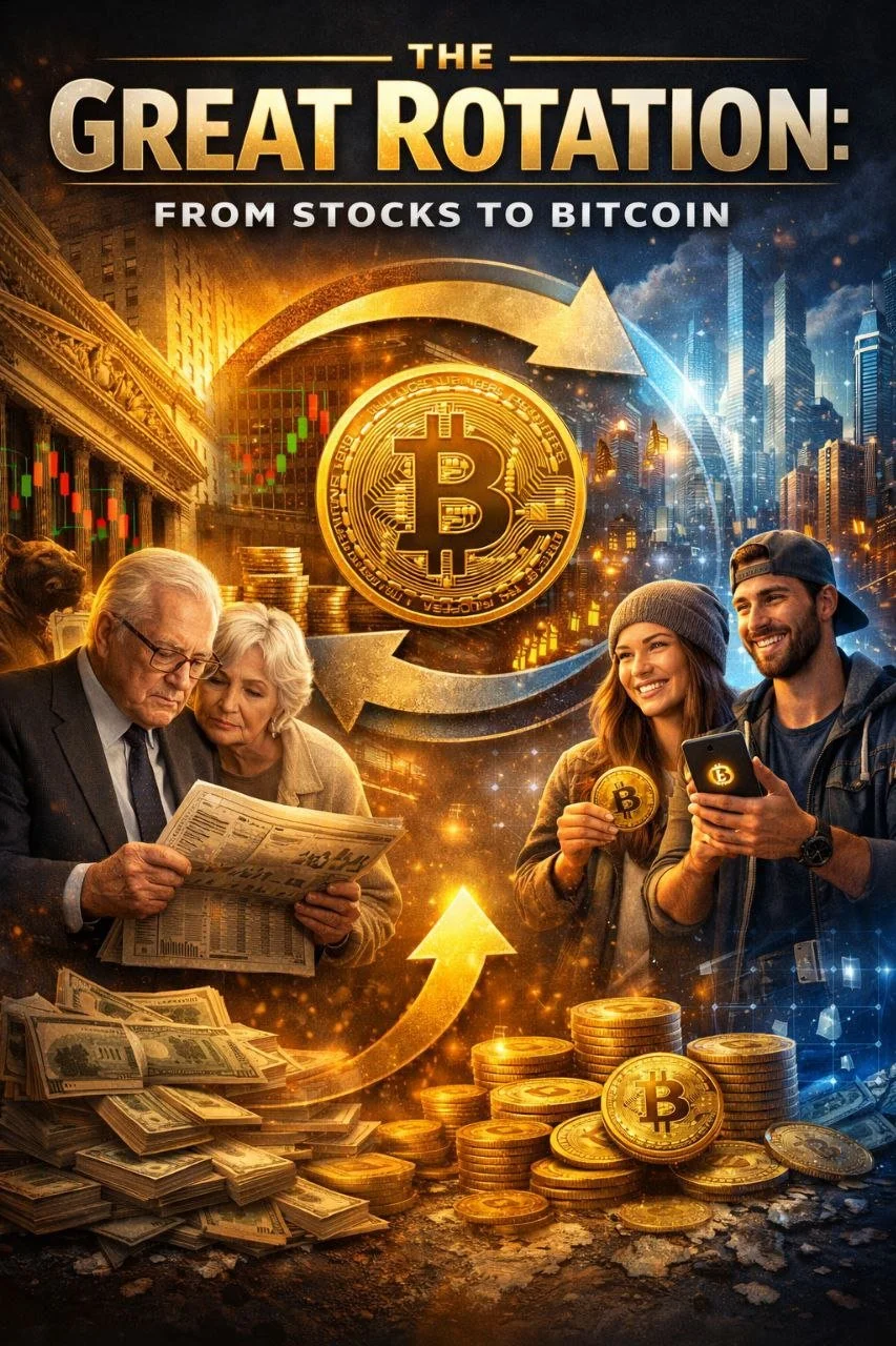 The Great Rotation: How Bitcoin Reaches $1,000,000