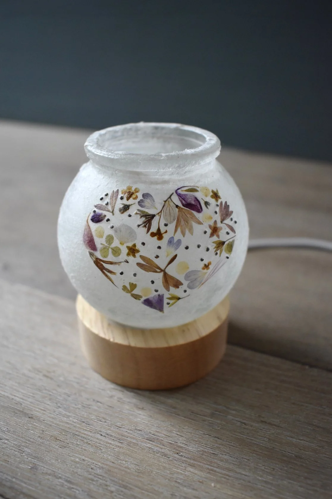 Tiny Odonata Heart Lamp
