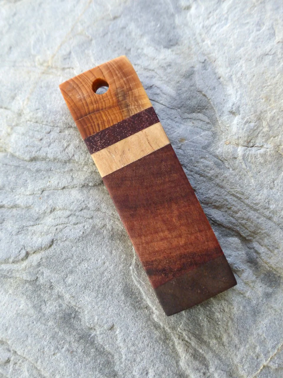 Golden Sunset Yew Forest Pendant