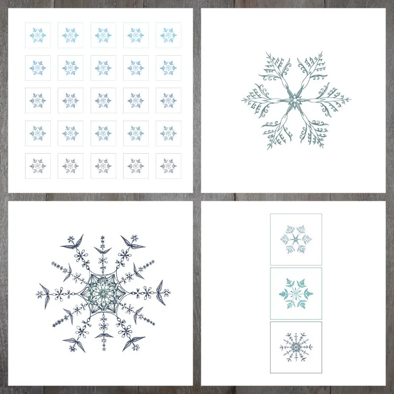 Snowflake-Christmas-Cards-Collection-Made-on-a-Hill.jpg