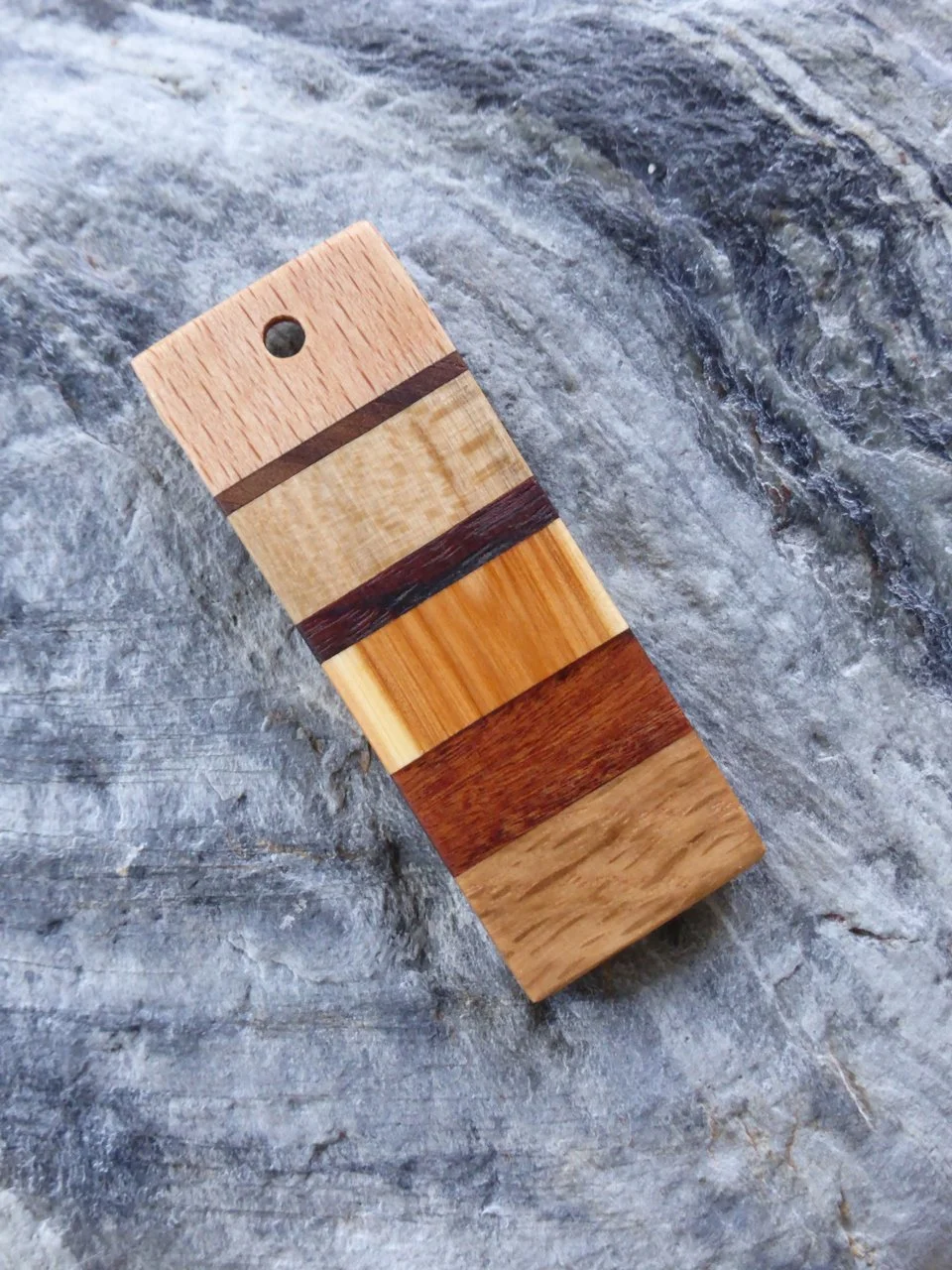 Seven Trees Wooden Pendant