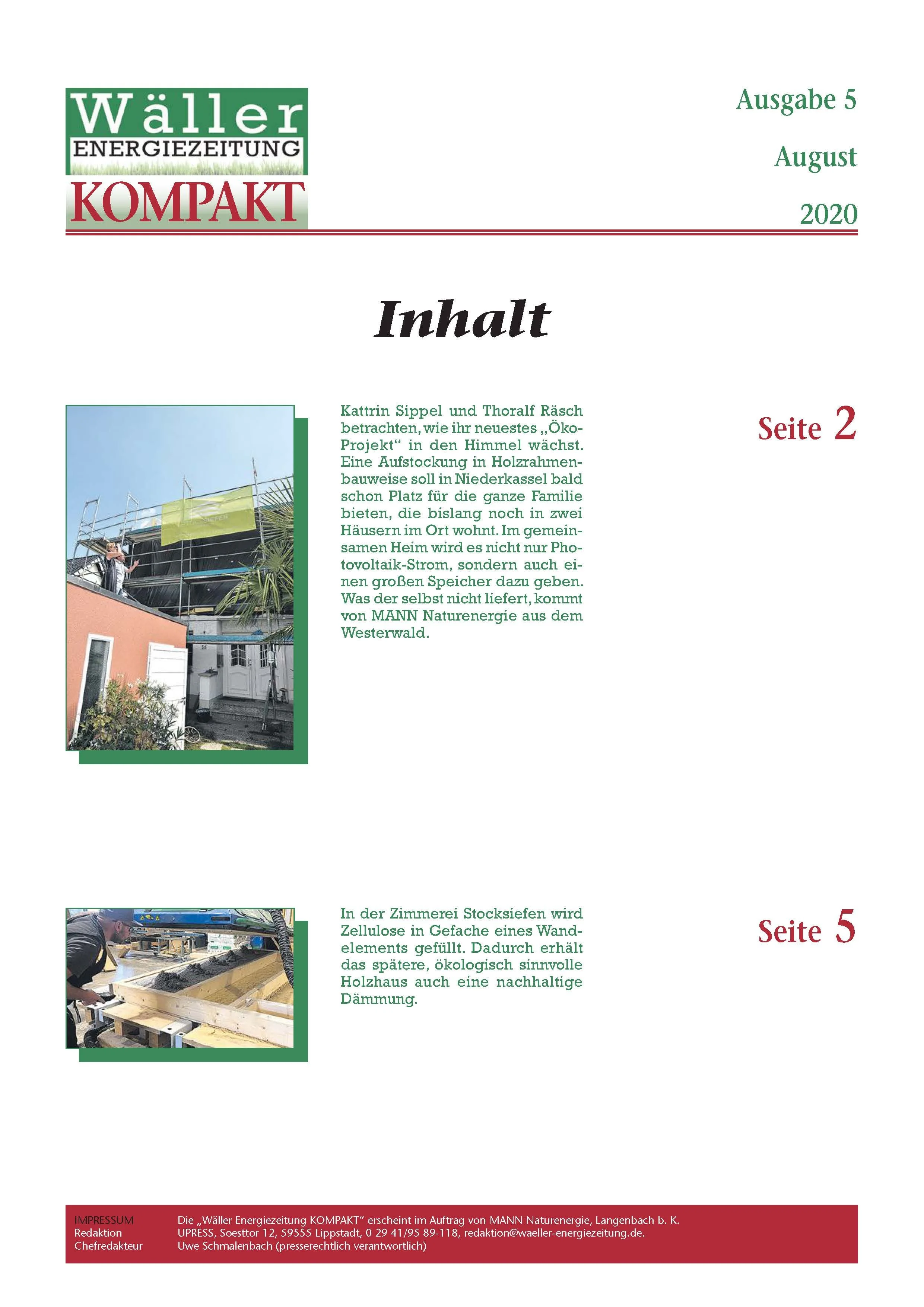 Wäller KOMPAKT - Ausgabe 5