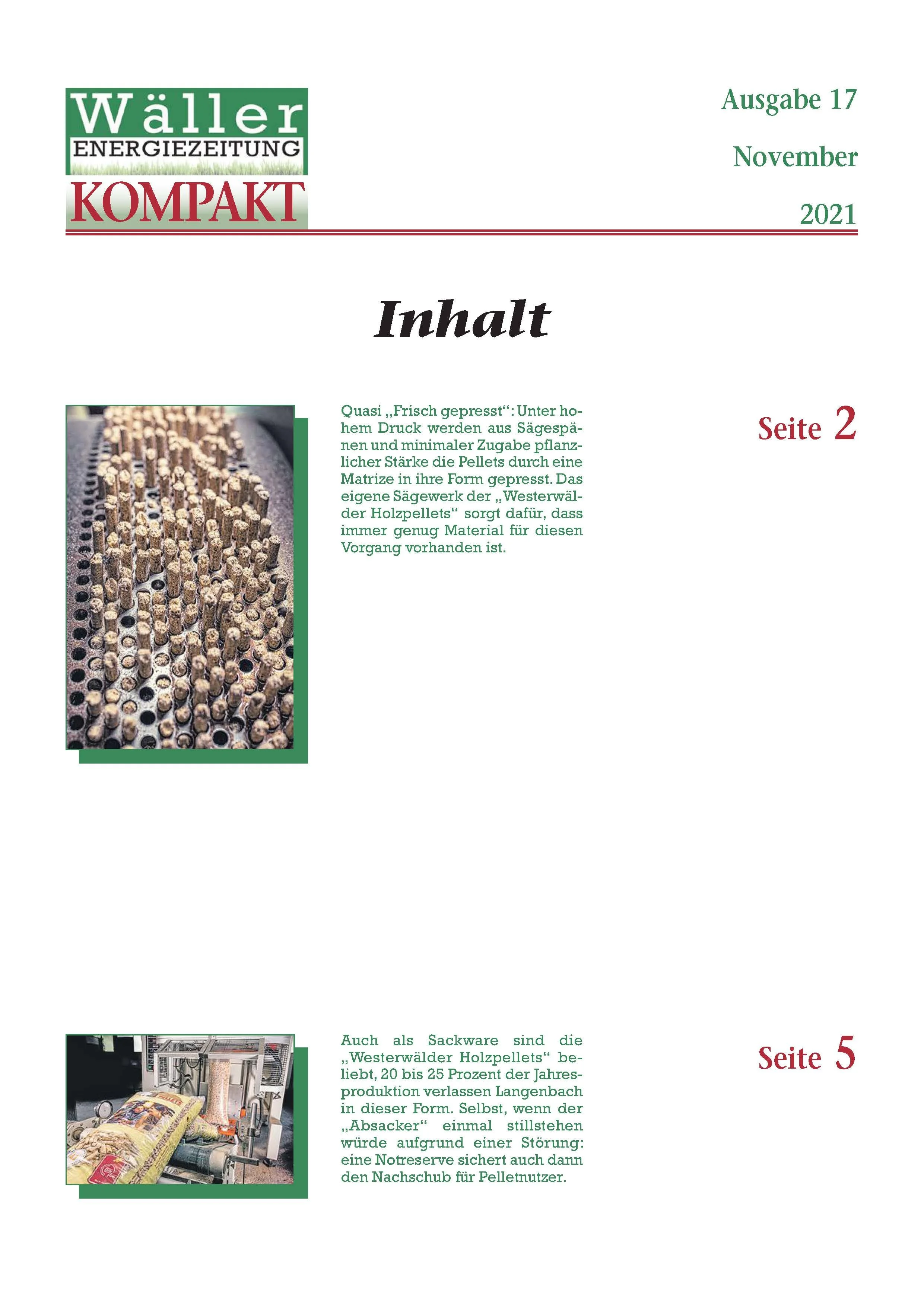 Wäller KOMPAKT - Ausgabe 17