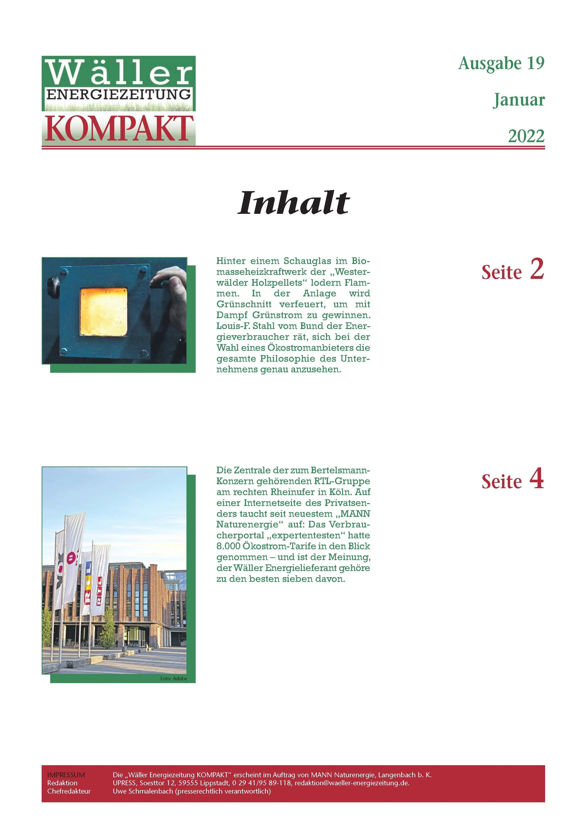 Wäller KOMPAKT - Ausgabe 19