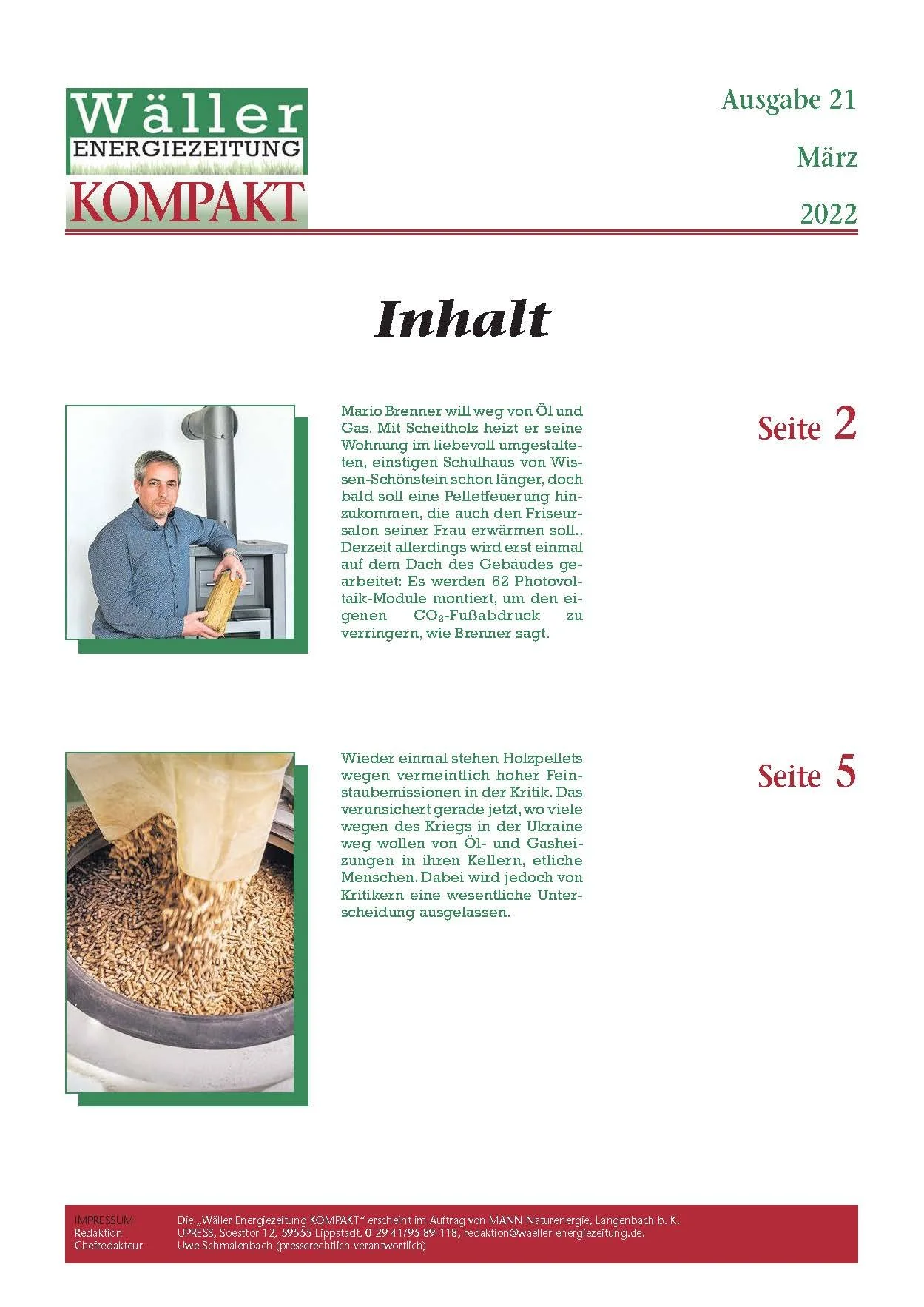 Wäller KOMPAKT - Ausgabe 21