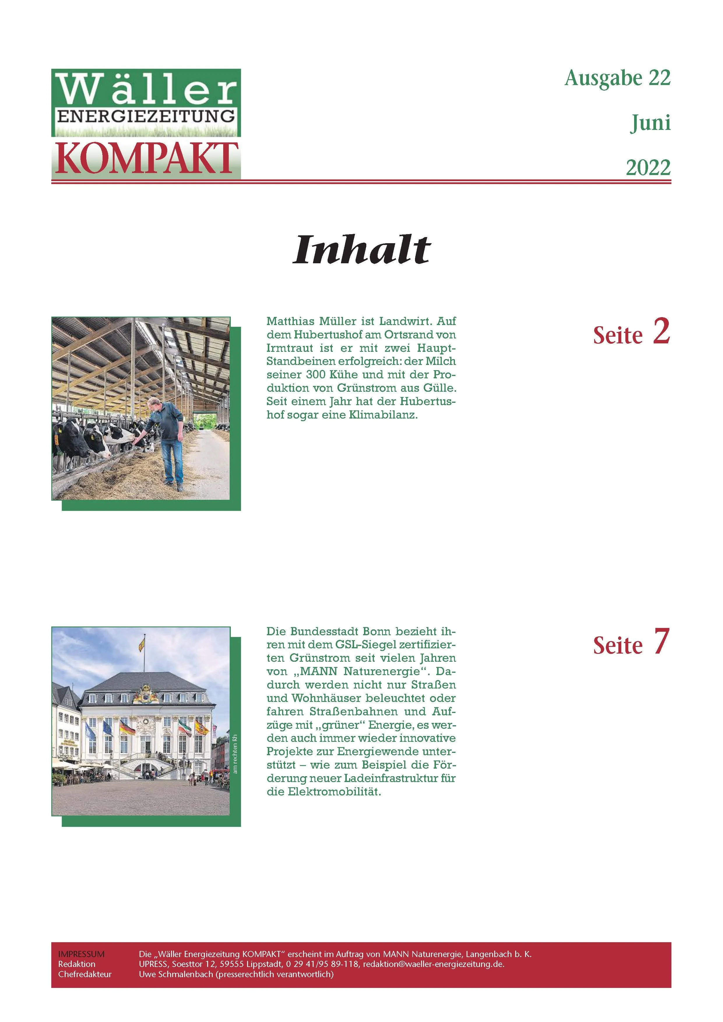 Wäller KOMPAKT - Ausgabe 22