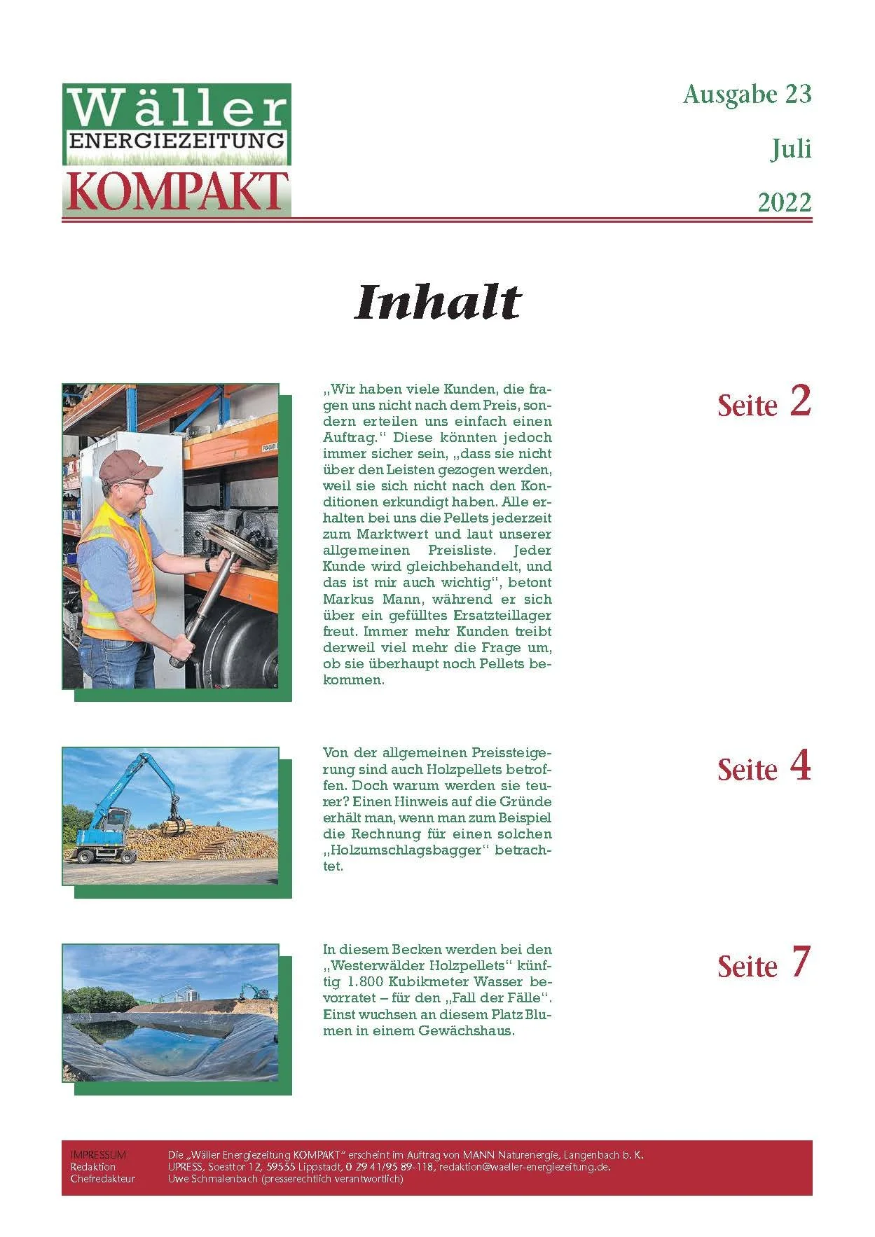 Wäller KOMPAKT - Ausgabe 23