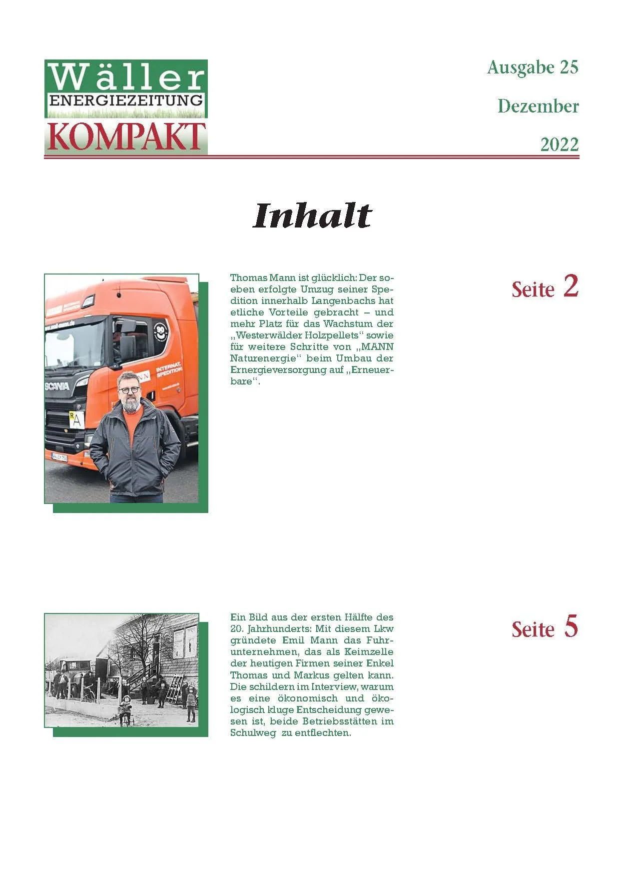 Wäller KOMPAKT - Ausgabe 25