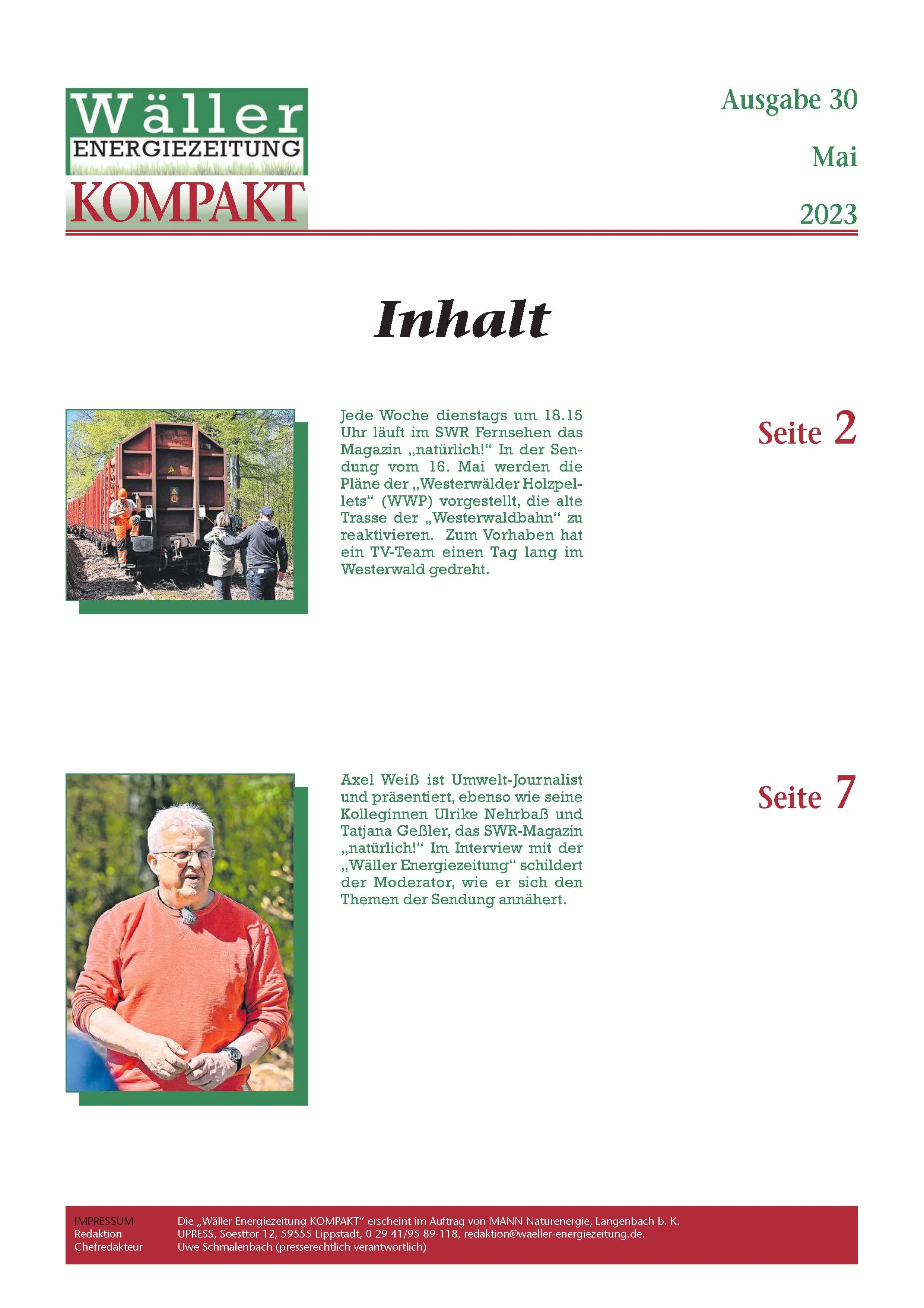 Wäller KOMPAKT - Ausgabe 30