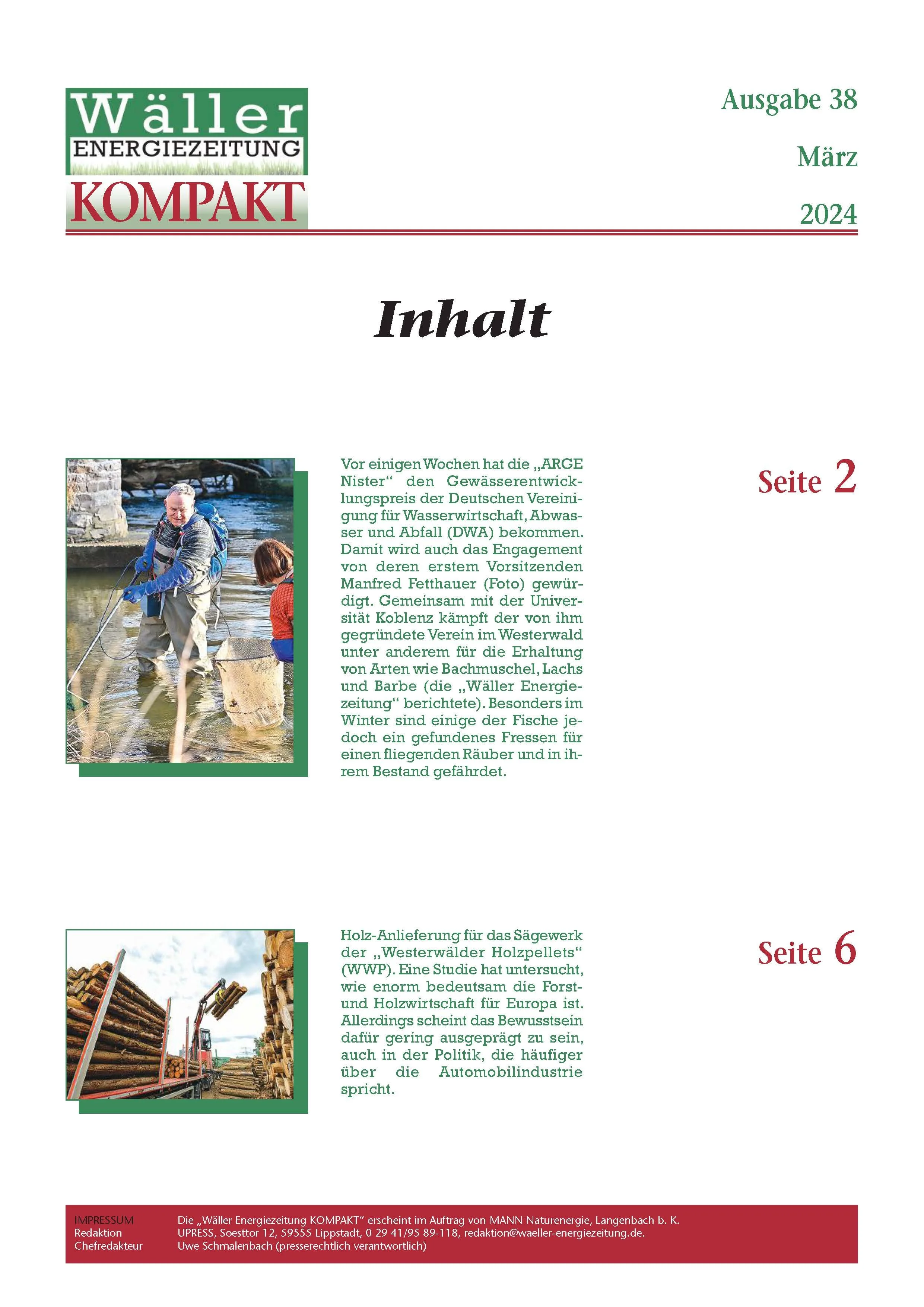 Wäller KOMPAKT - Ausgabe 38