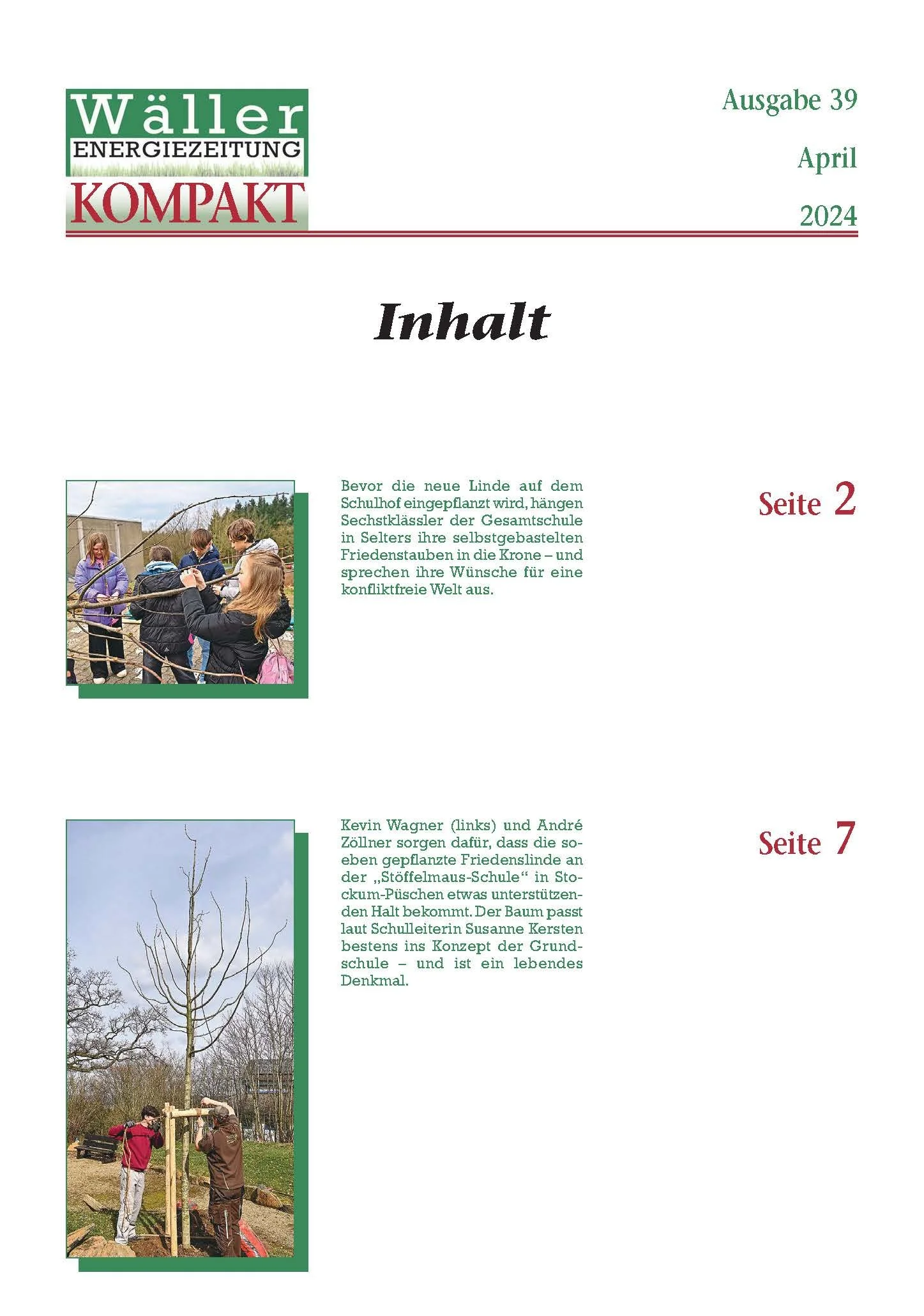 Wäller KOMPAKT - Ausgabe 39
