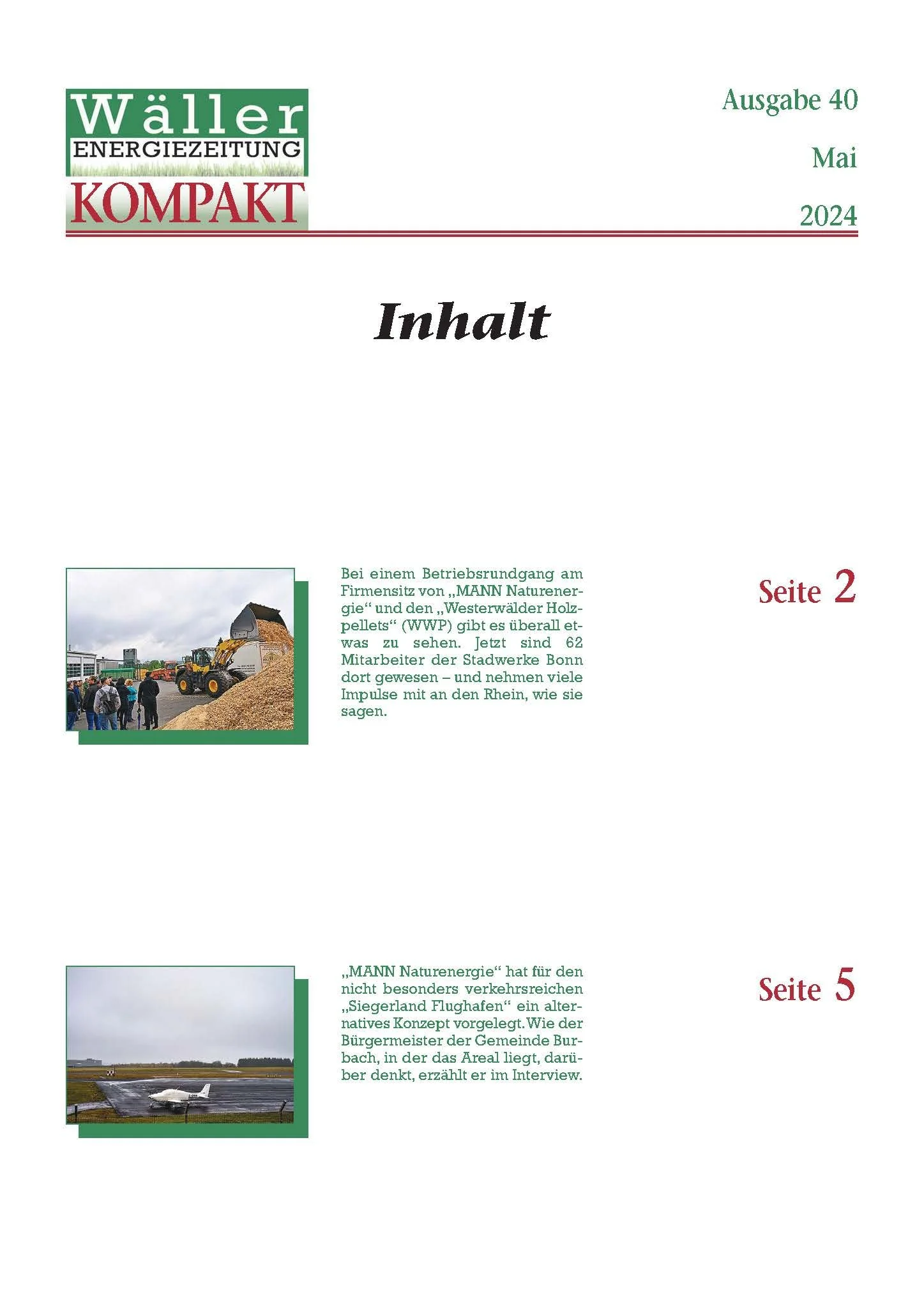 Wäller KOMPAKT - Ausgabe 40