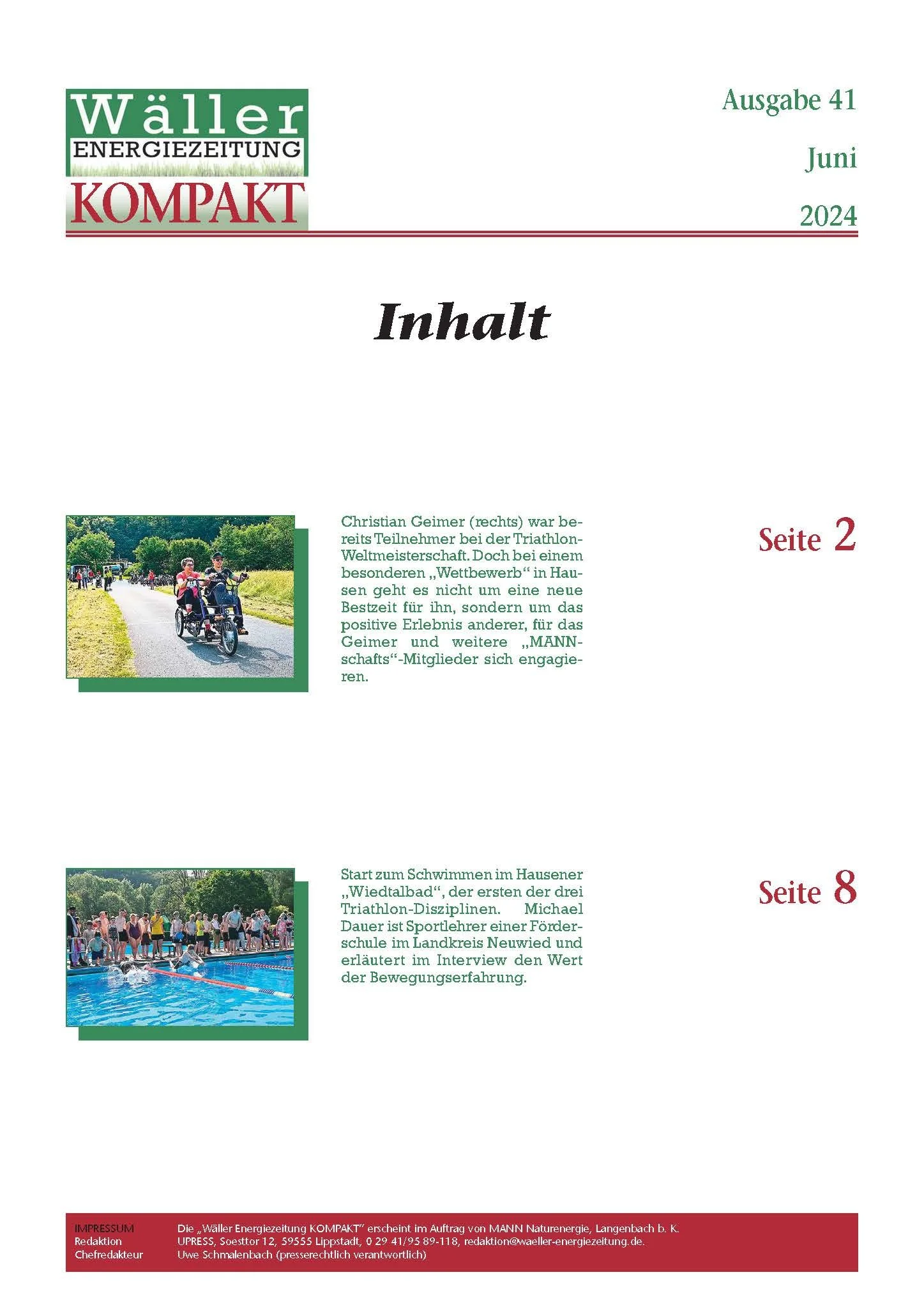 Wäller KOMPAKT - Ausgabe 41