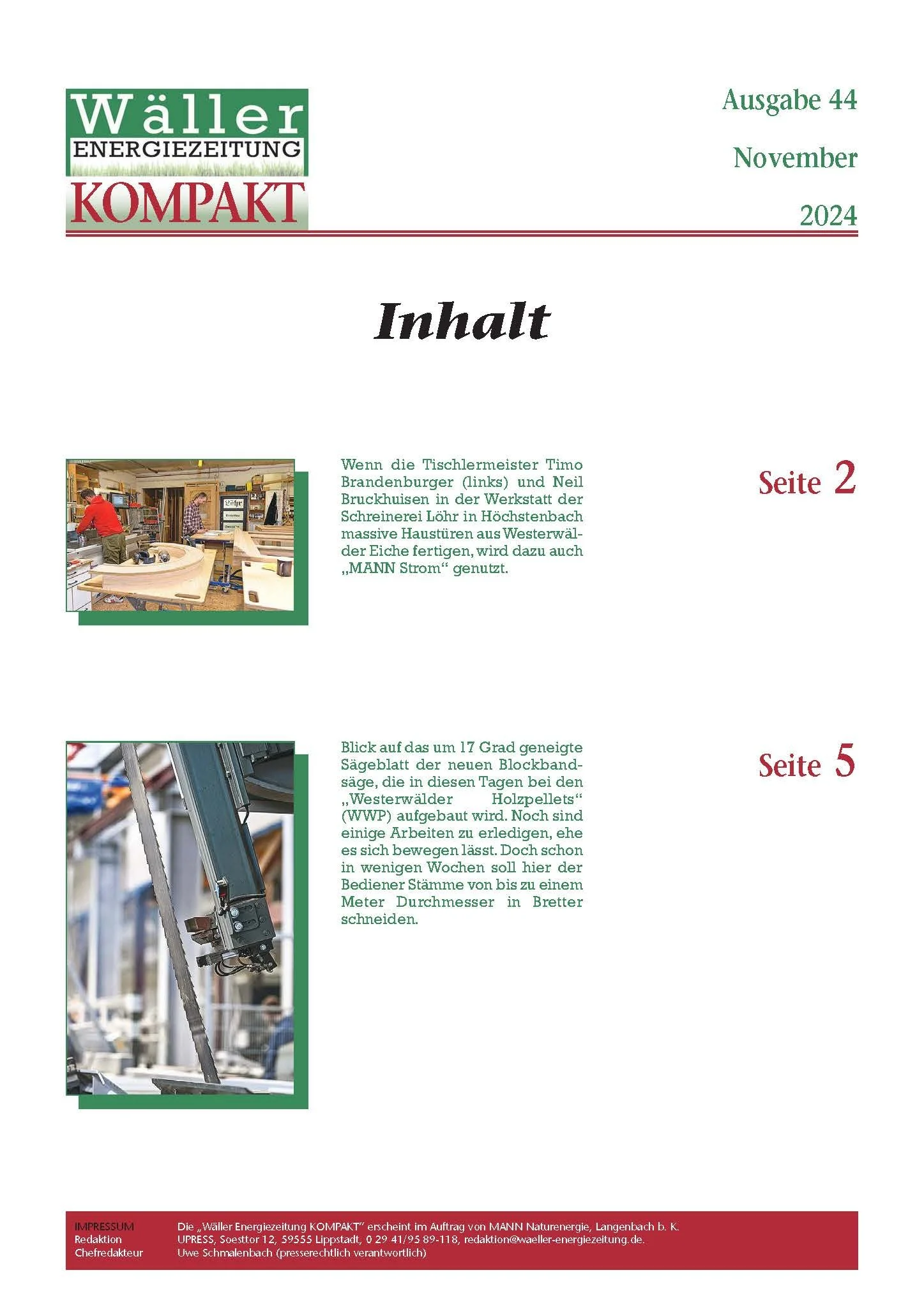 Wäller KOMPAKT - Ausgabe 44