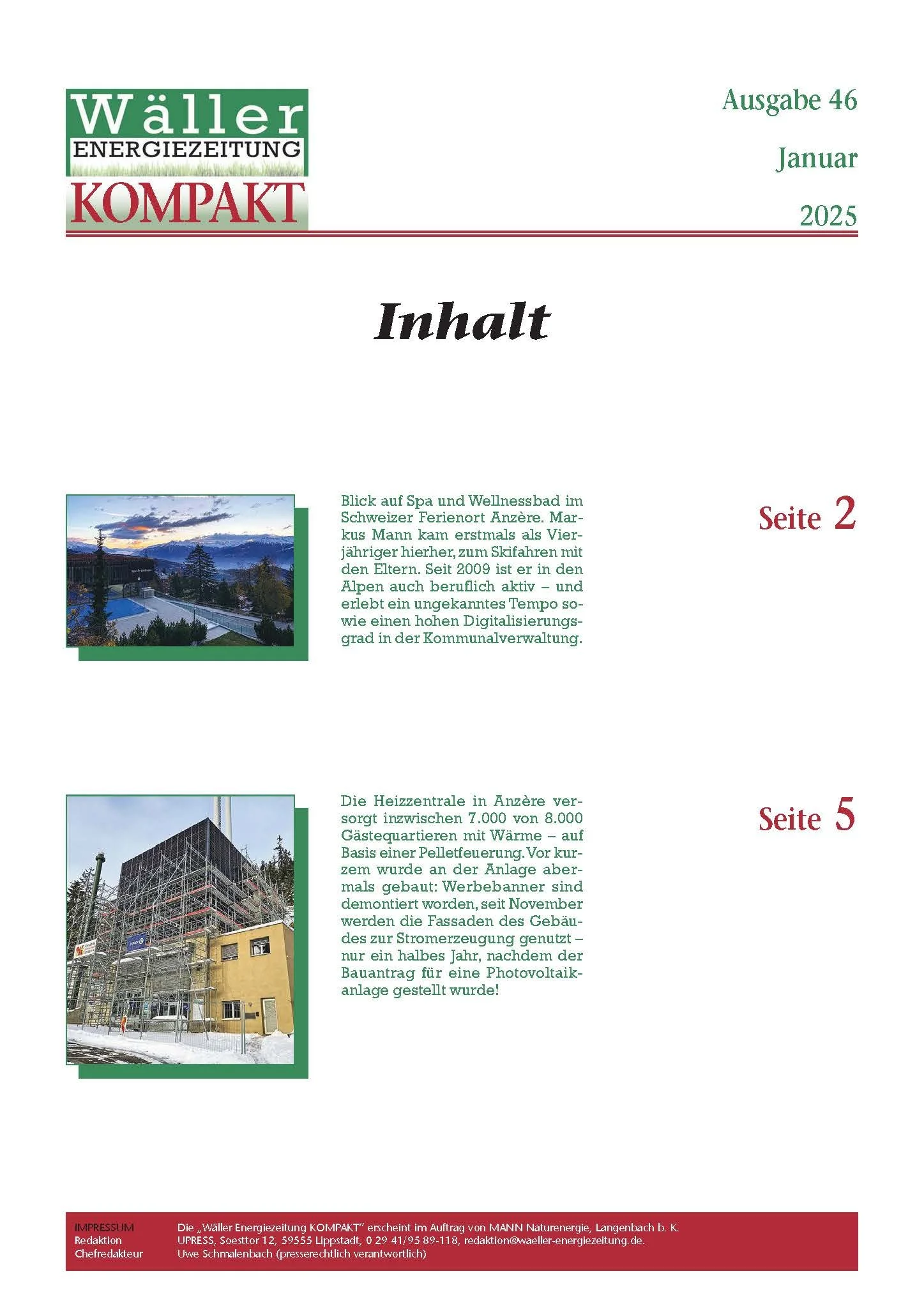 Wäller KOMPAKT - Ausgabe 46